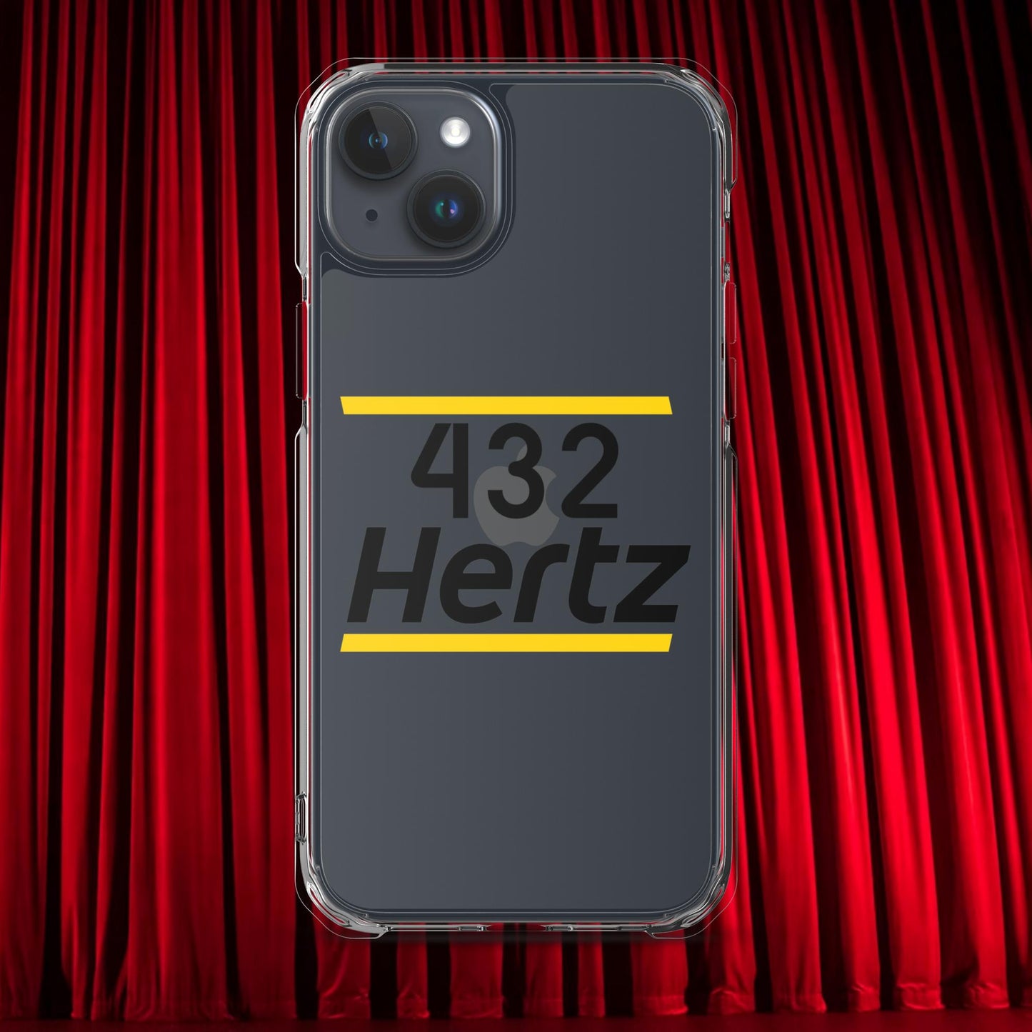 432Hz Hertz Matt and Shane's Secret Podcast MSSP Clear Case for iPhone iPhone 15 Plus Mobile Phone Cases Matt McCusker MSSP Podcasts Shane Gillis Stand-up Comedy Next Cult Brand