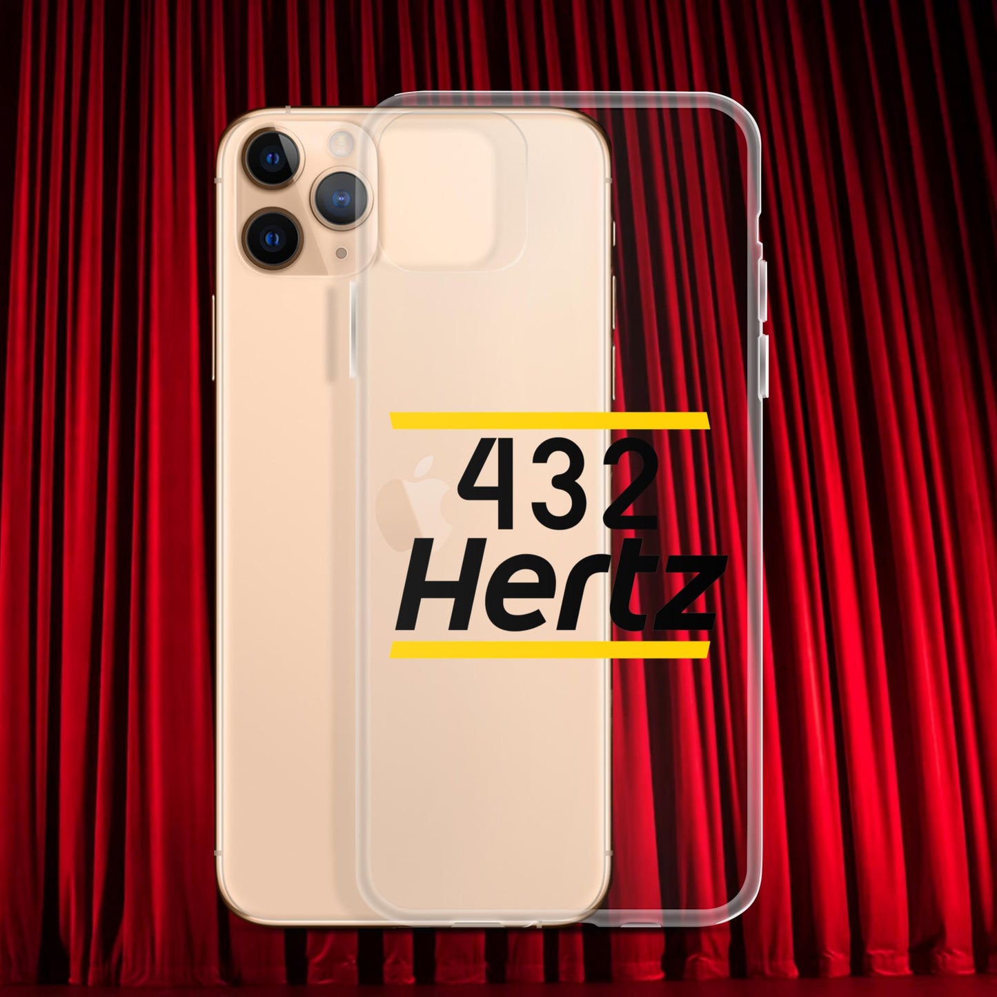 432Hz Hertz Matt and Shane's Secret Podcast MSSP Clear Case for iPhone iPhone 11 Pro Max Mobile Phone Cases Matt McCusker MSSP Podcasts Shane Gillis Stand-up Comedy Next Cult Brand