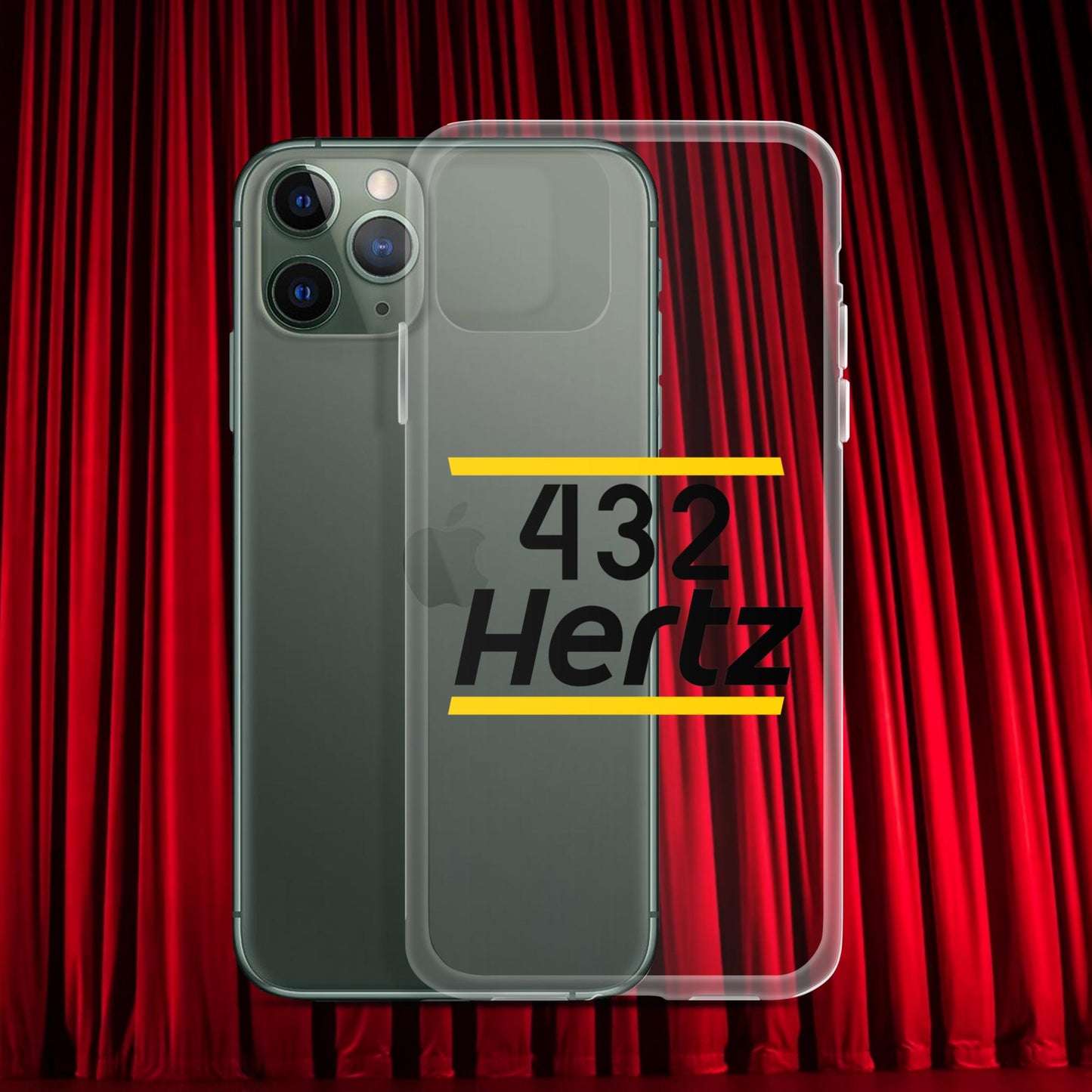 432Hz Hertz Matt and Shane's Secret Podcast MSSP Clear Case for iPhone iPhone 11 Pro Mobile Phone Cases Matt McCusker MSSP Podcasts Shane Gillis Stand-up Comedy Next Cult Brand