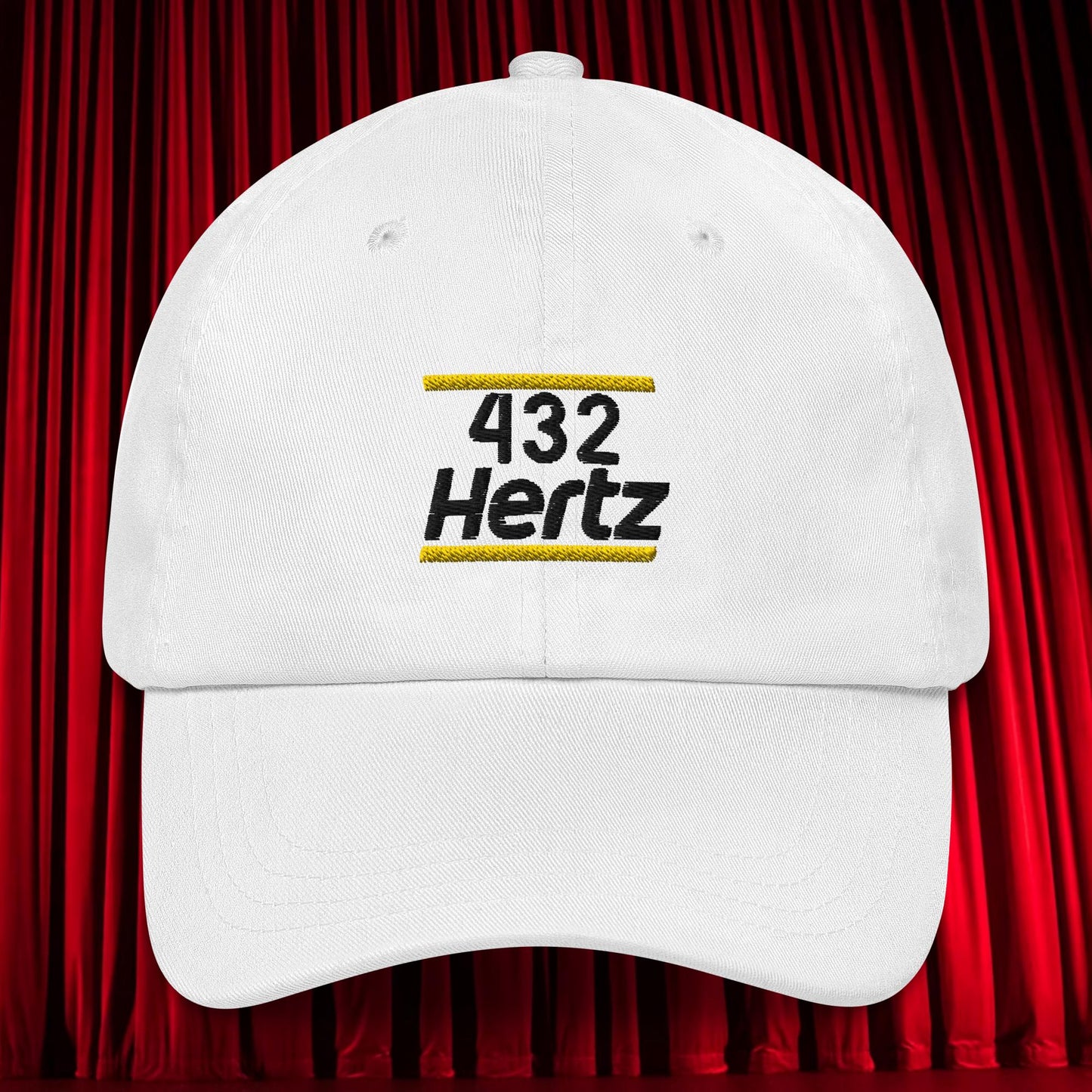 432Hz Hertz Matt and Shane's Secret Podcast MSSP Dad hat White Hats Matt McCusker MSSP Podcasts Shane Gillis Stand-up Comedy Next Cult Brand