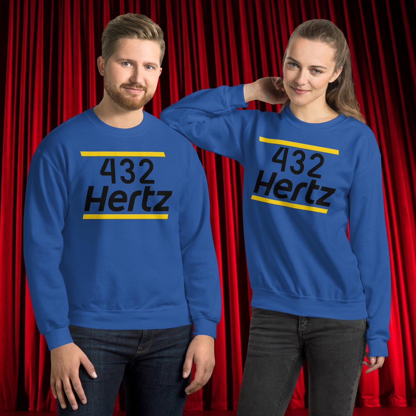 432Hz Hertz Matt and Shane's Secret Podcast MSSP Unisex Sweatshirt Royal Sweatshirts Matt McCusker MSSP Podcasts Shane Gillis Stand-up Comedy Next Cult Brand