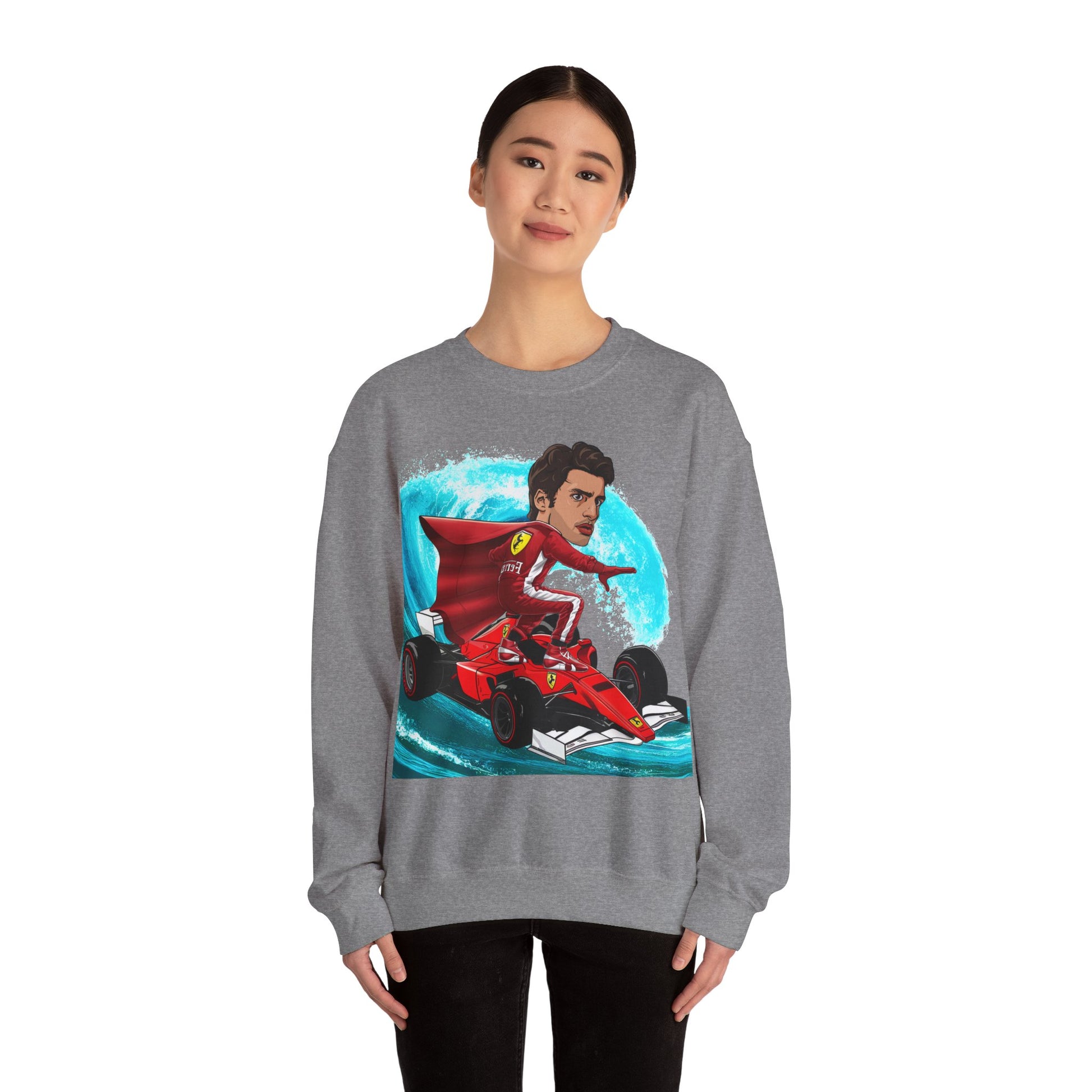 Carlos Sainz Sweatshirt Smooth Operator Jumper Ferrari Sweater Formula 1 Jumper F1 Sweater Ferrari Gift Ferrari Fan Jumper F1 Gift Scuderia Sweatshirts Carlos Sainz F1 Ferrari Printify