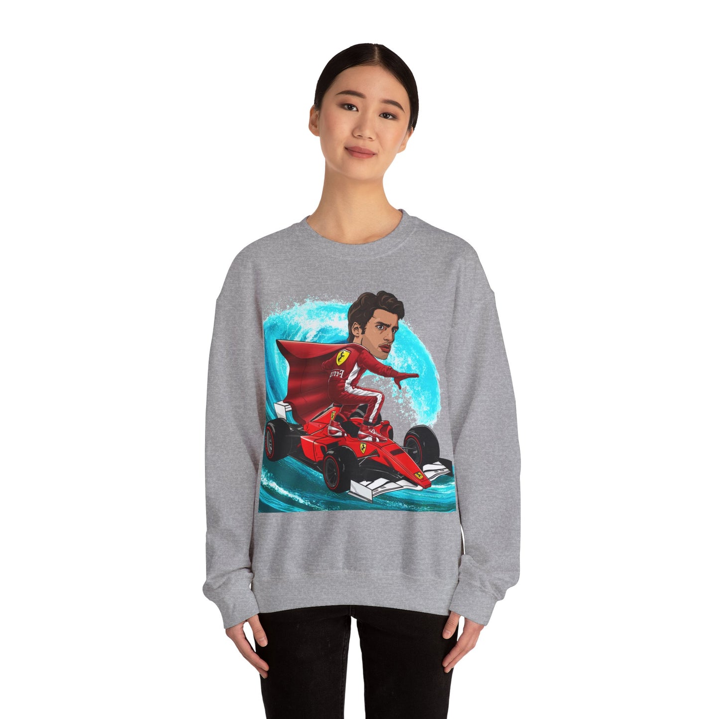 Carlos Sainz Sweatshirt Smooth Operator Jumper Ferrari Sweater Formula 1 Jumper F1 Sweater Ferrari Gift Ferrari Fan Jumper F1 Gift Scuderia Sweatshirts Carlos Sainz F1 Ferrari Printify