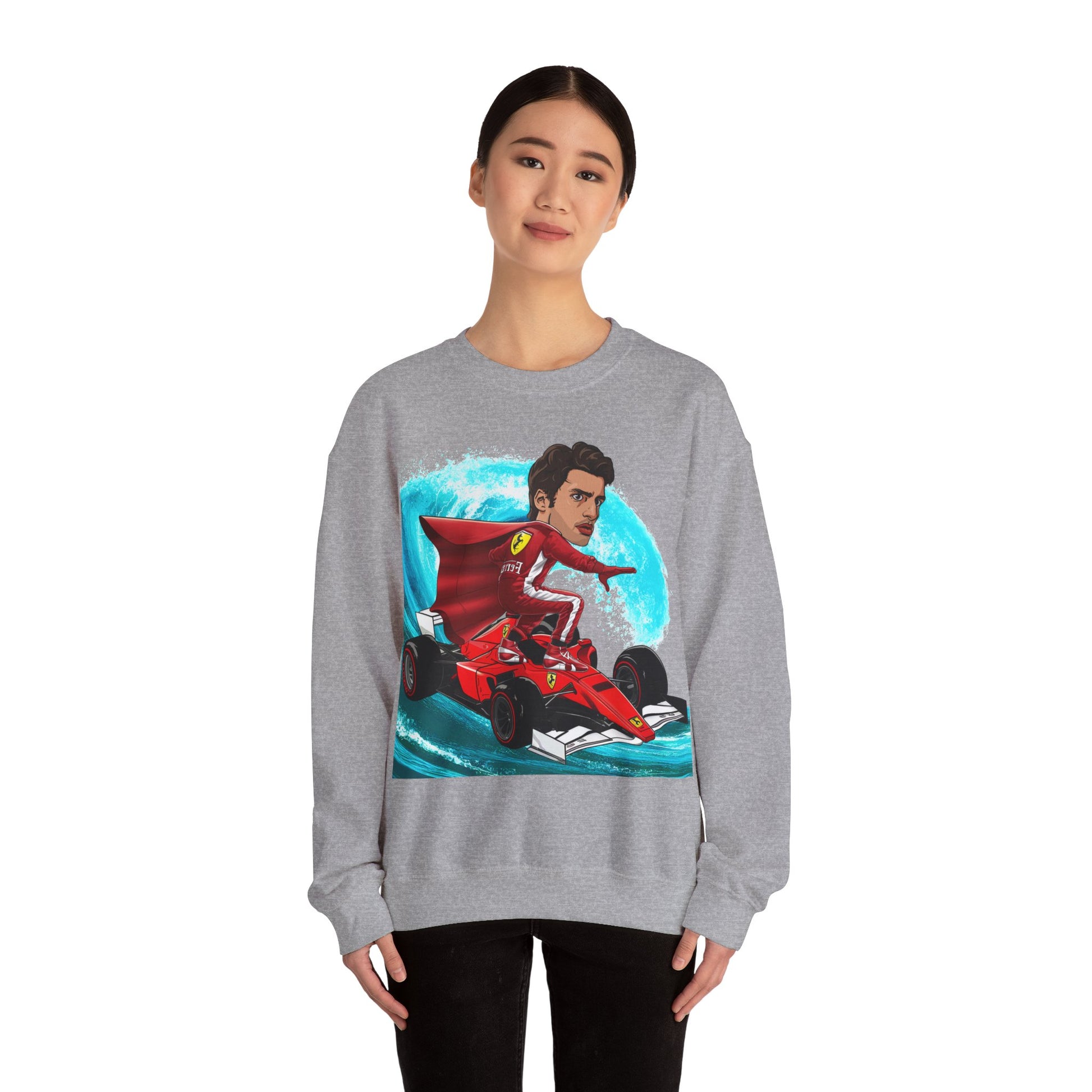Carlos Sainz Sweatshirt Smooth Operator Jumper Ferrari Sweater Formula 1 Jumper F1 Sweater Ferrari Gift Ferrari Fan Jumper F1 Gift Scuderia Sweatshirts Carlos Sainz F1 Ferrari Printify