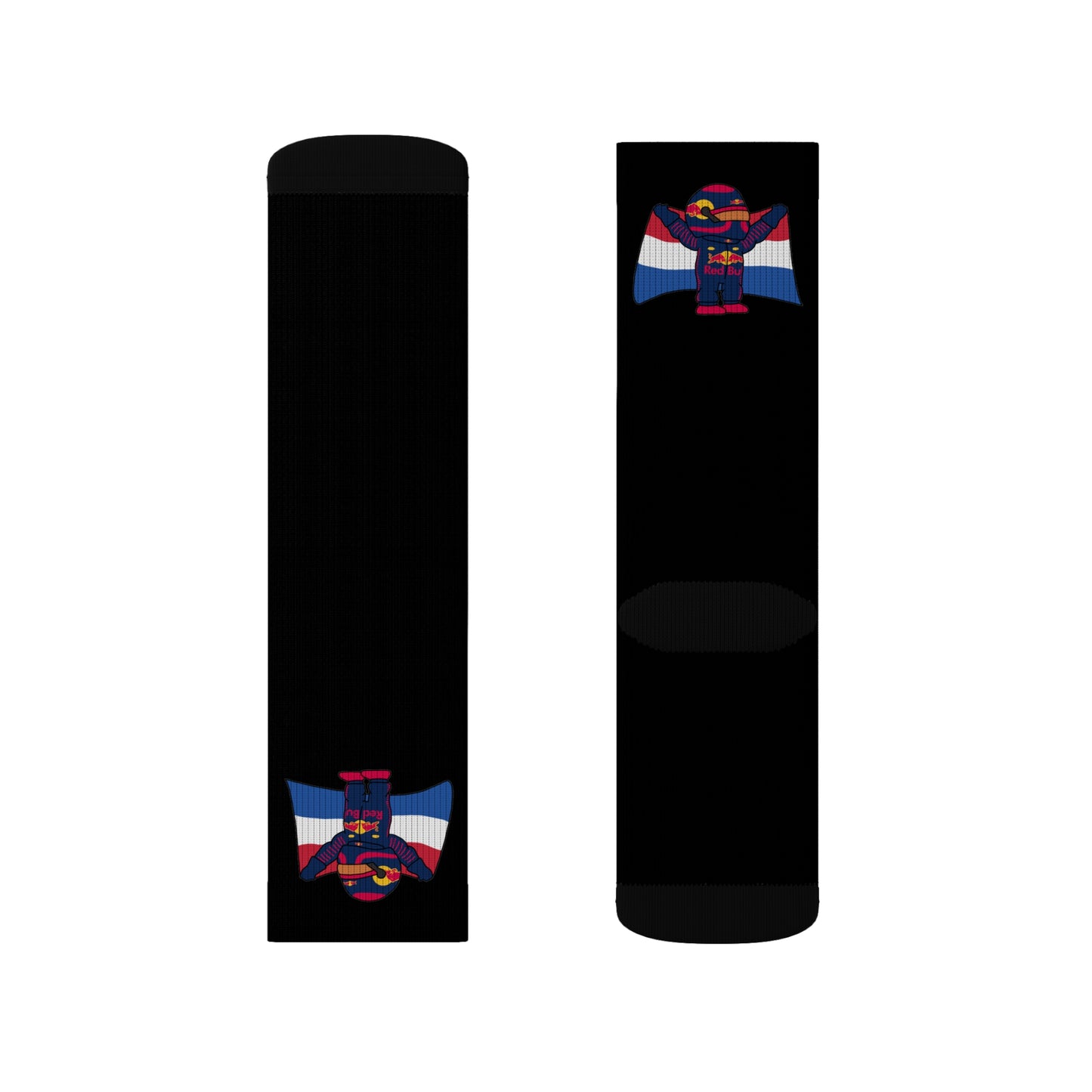NeVerStappen Red Bull Formula 1 F1 Max Verstappen Socks Socks F1 Max Verstappen Red Bull Printify