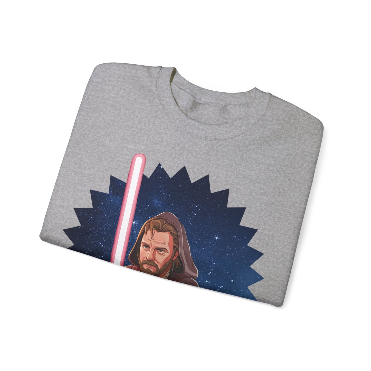 Obi-Wan Kenobi Ken Barbie Movie Star Wars Unisex Heavy Blend Crewneck Sweatshirt Sweatshirts Barbie Ken Movies Star Wars Printify