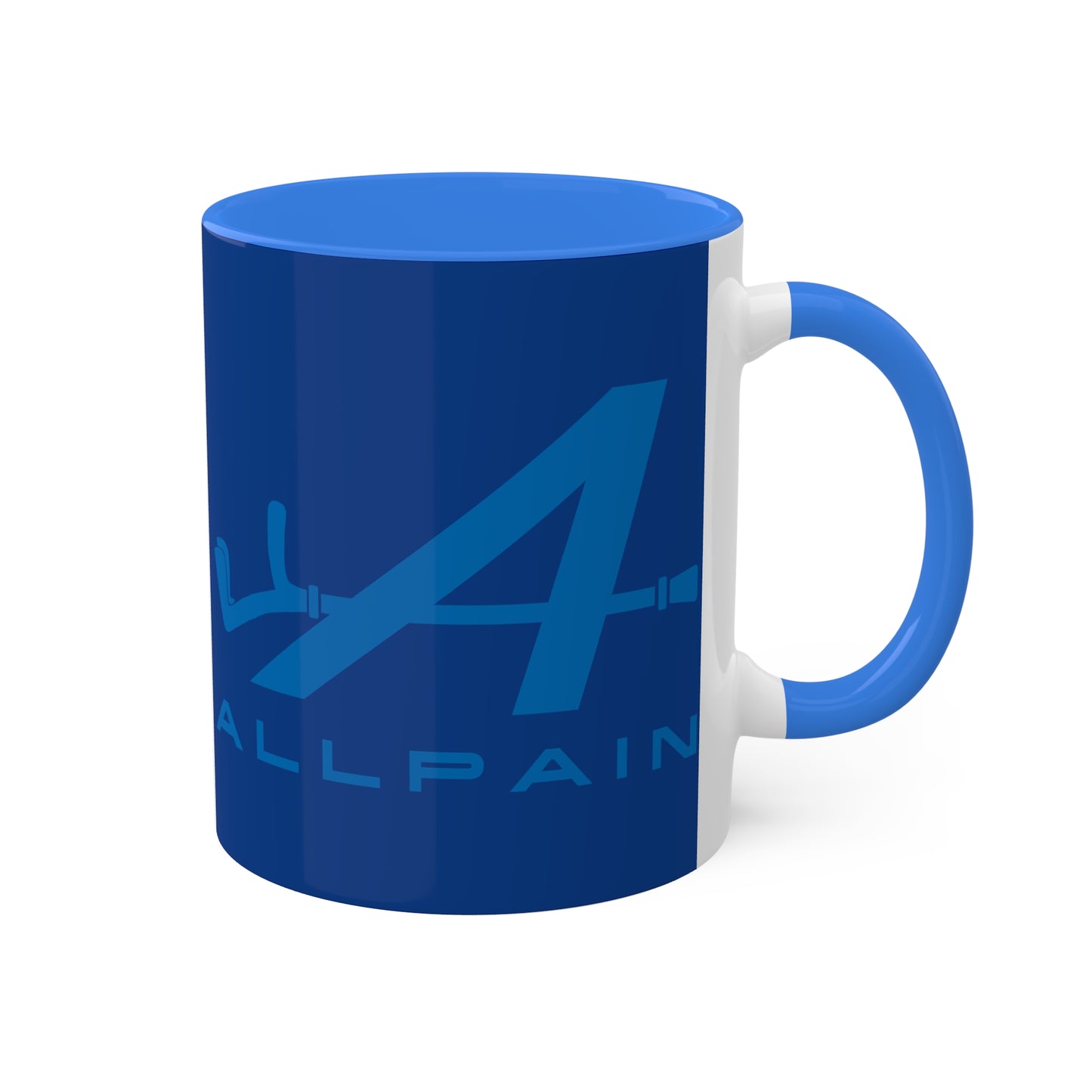 Allpain Alpine F1 Formula 1 Pierre Gasly Esteban Ocon Colorful Mug, 11oz Mugs Alpine F1 Printify