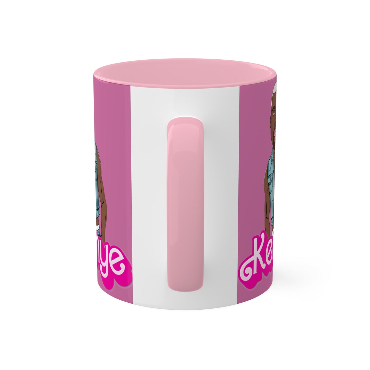 Kenye Barbie Ken Ryan Gosling Kanye West Colorful Mug Mugs Barbie Kanye West Ken Movies Music Printify