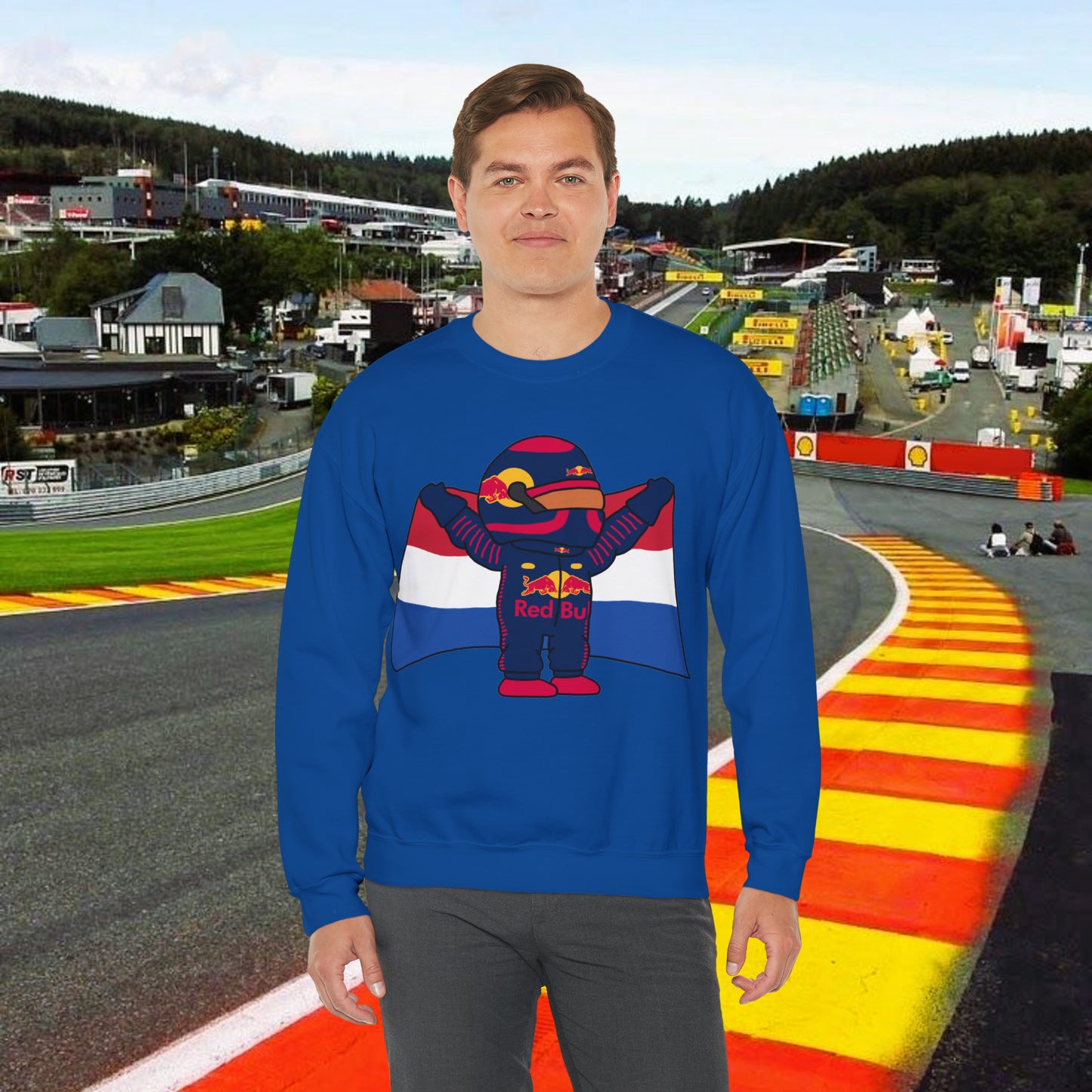 Max Verstappen Jumper Verstappen Sweatshirt Red Bull Sweater F1 Jumper Formula 1 Sweatshirt F1 Gift Formula 1 Gift Red Bull Fan Gift Racing Royal Sweatshirts F1 Max Verstappen Red Bull Printify