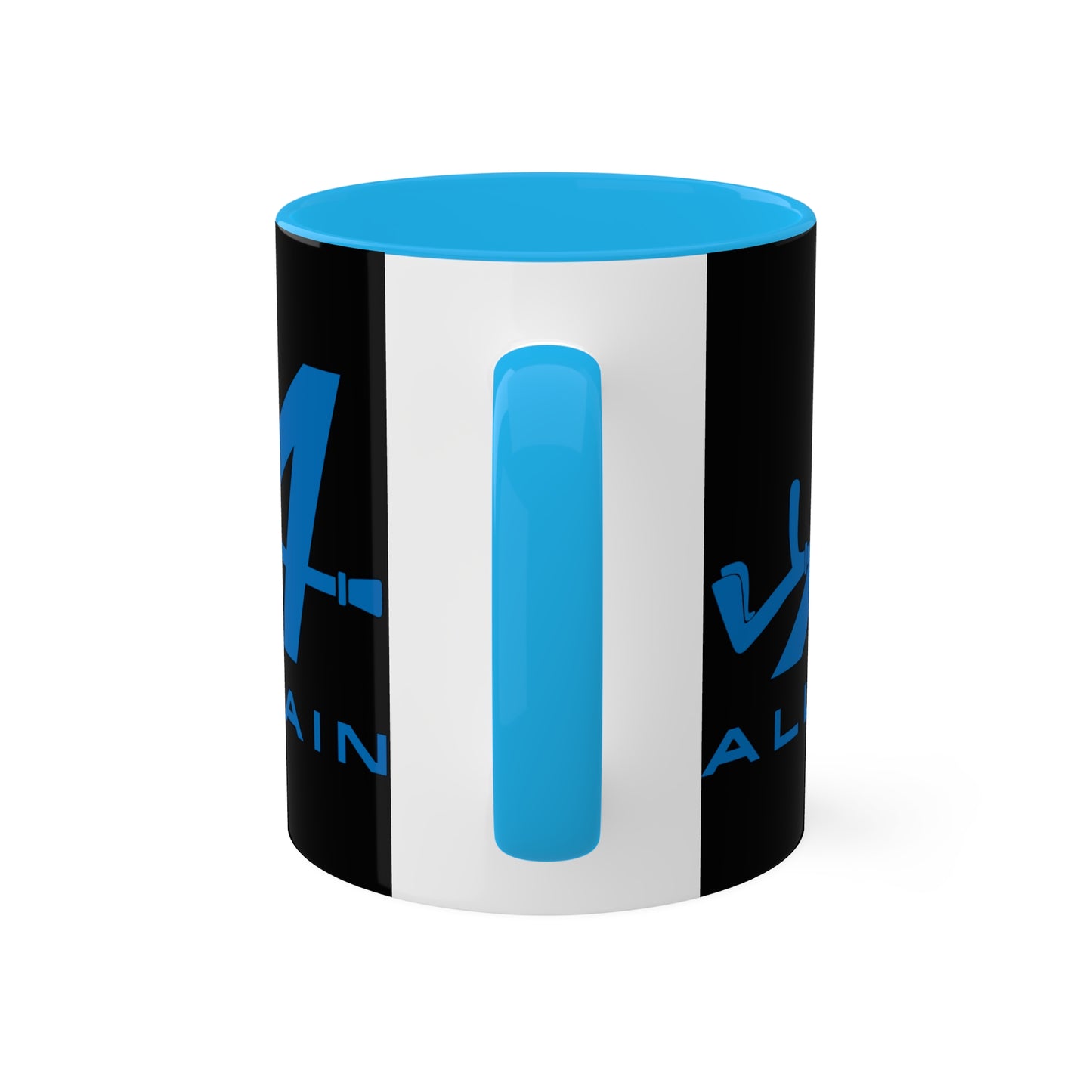 Allpain Alpine F1 Formula 1 Pierre Gasly Esteban Ocon Colorful Mug, 11oz Mugs Alpine F1 Printify