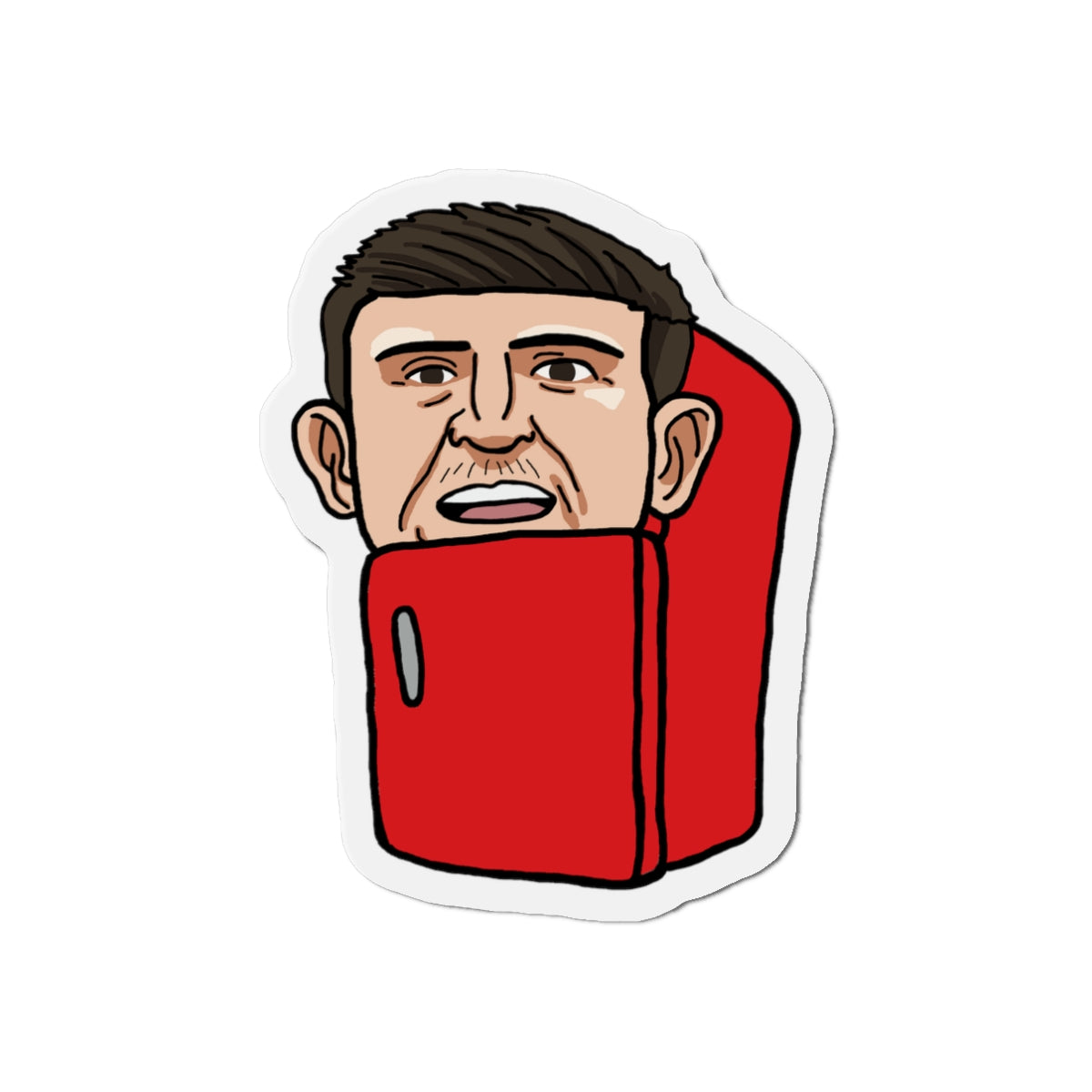 Harry Maguire The Fridge Manchester United Magnets Magnets Football Harry Maguire Manchester United The Fridge Printify