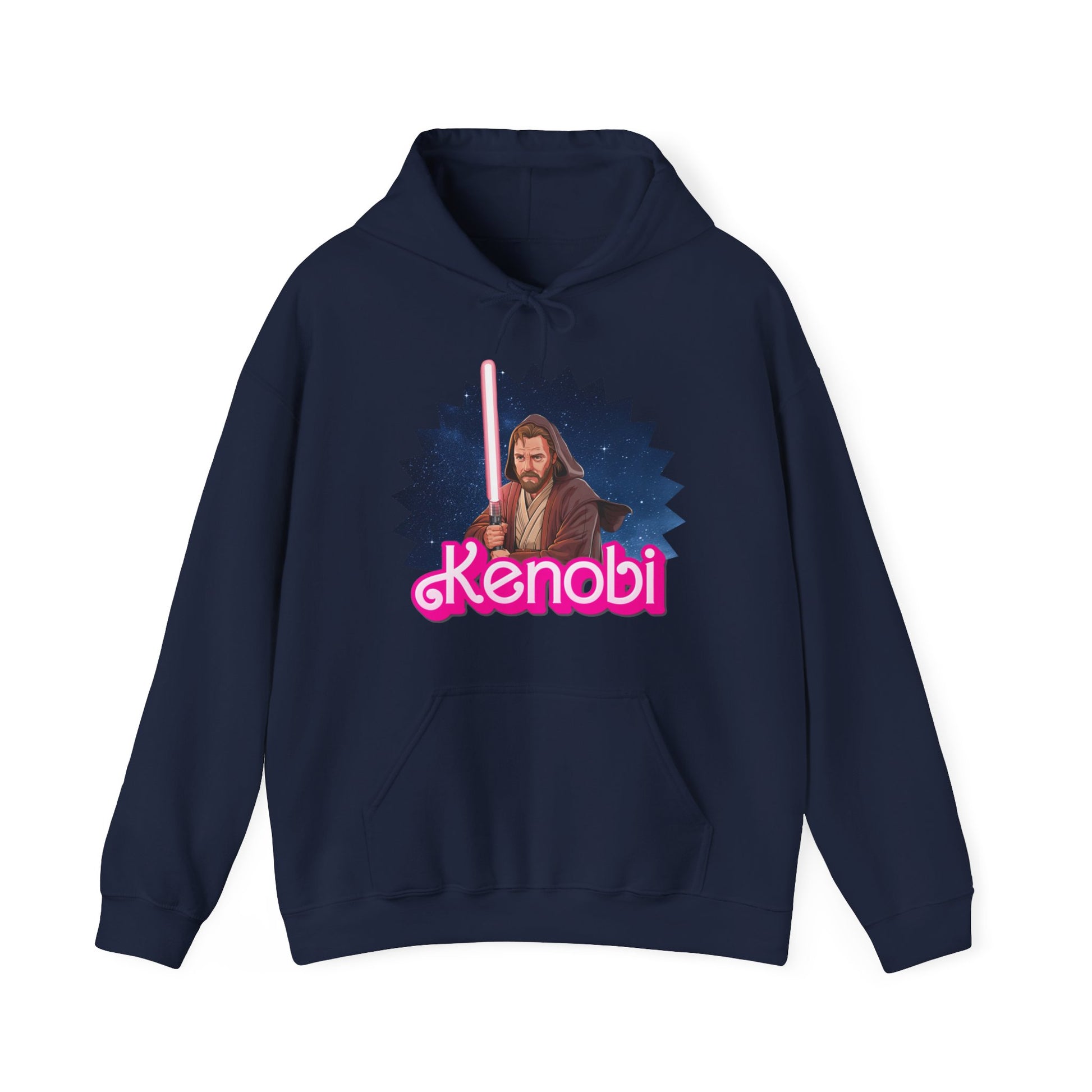 Obi-Wan Kenobi Ken Barbie Movie Star Wars Unisex Heavy Blend Hooded Sweatshirt Hoodies Barbie Ken Movies Star Wars Printify