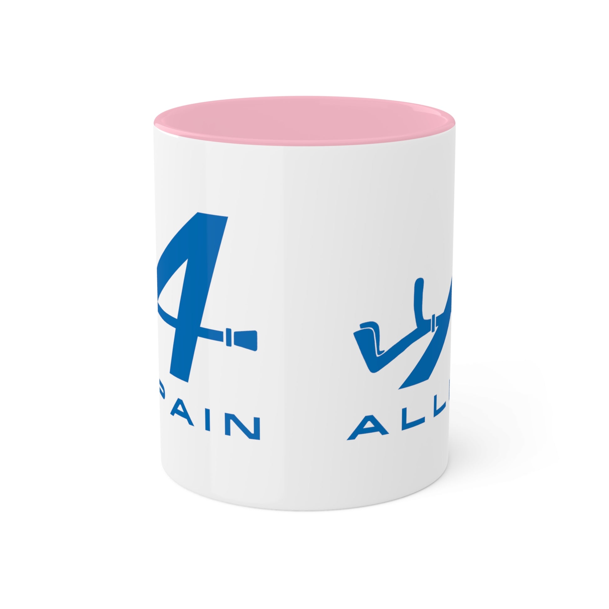 Allpain Alpine F1 Formula 1 Pierre Gasly Esteban Ocon Colorful Mug, 11oz Mugs Alpine F1 Printify