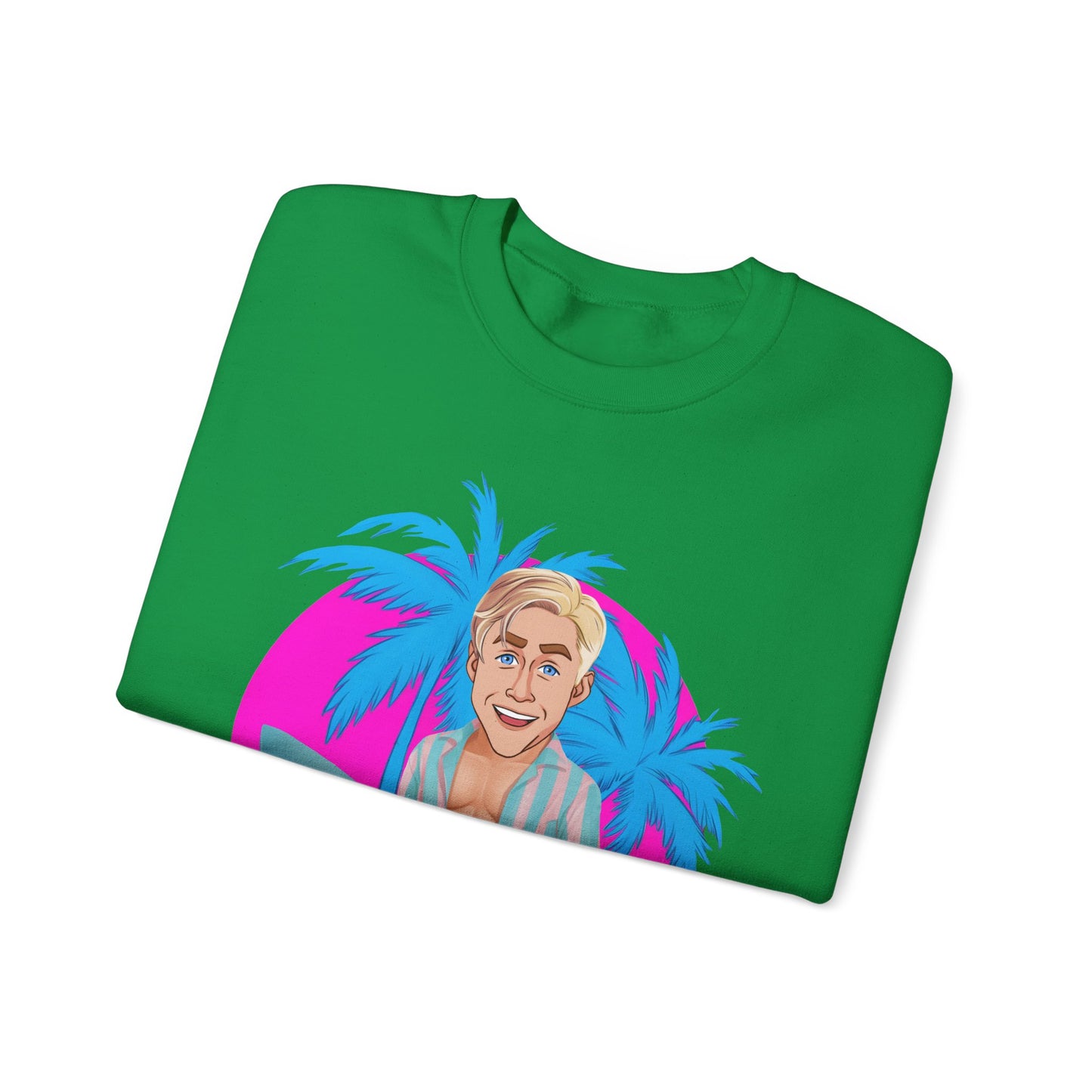 My Job Is Beach Sweatshirt Ken Sweater Barbie Shirt Surfing Jumper Surf Pullover Summer Jumper Vacation Sweater Surfing Gift for Surfer Sweatshirts Barbie Celebrities Ken Movies Ryan Gosling Printify