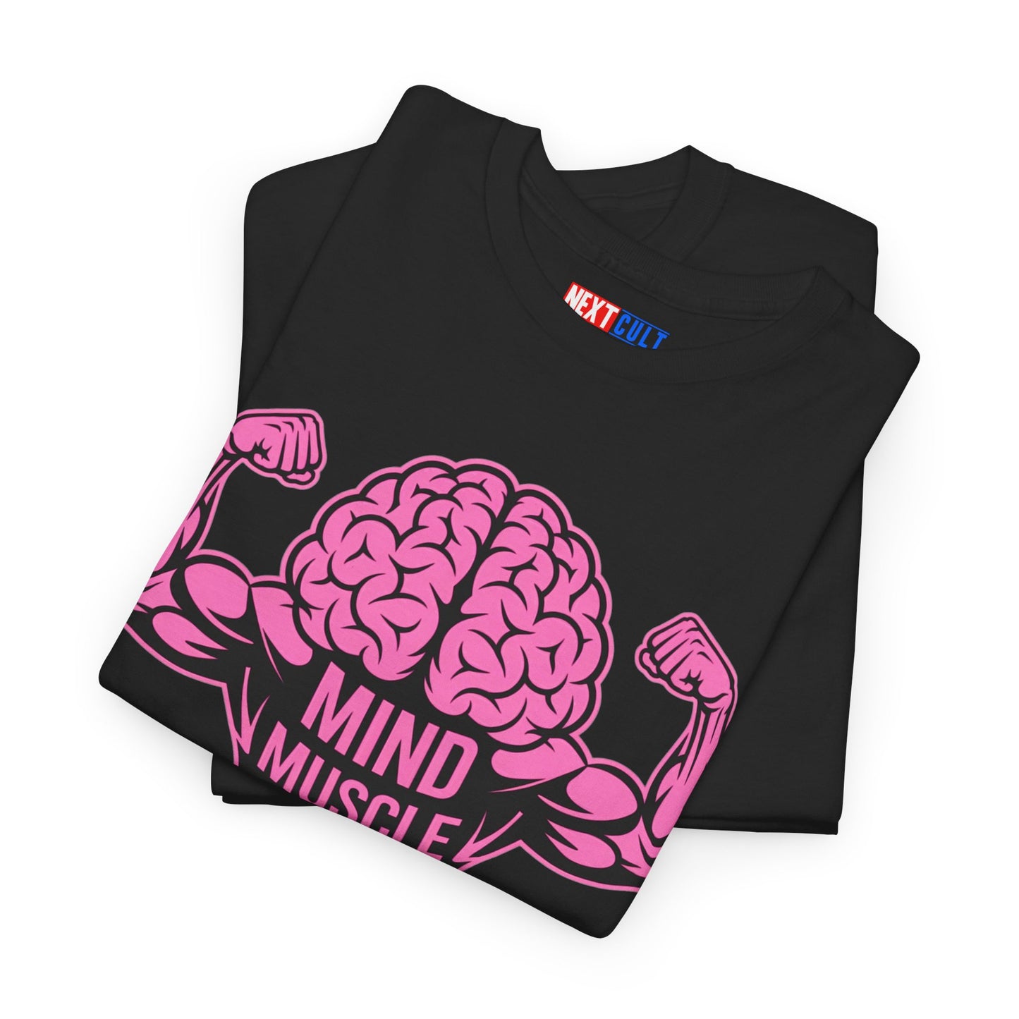 Mind Muscle Connection T-Shirt - Funny Science Based Lifting Tee for Gym Gains, Workout Fitness Meme Gift for Lifters T-shirts Bodybuilding Fitness Gym Pump Cover Workout Printify