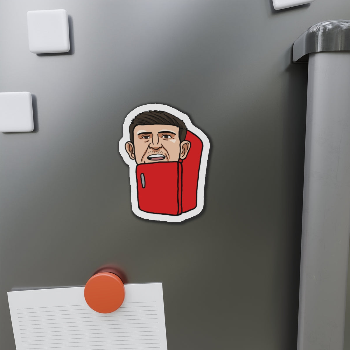 Harry Maguire The Fridge Manchester United Magnets Magnets Football Harry Maguire Manchester United The Fridge Printify