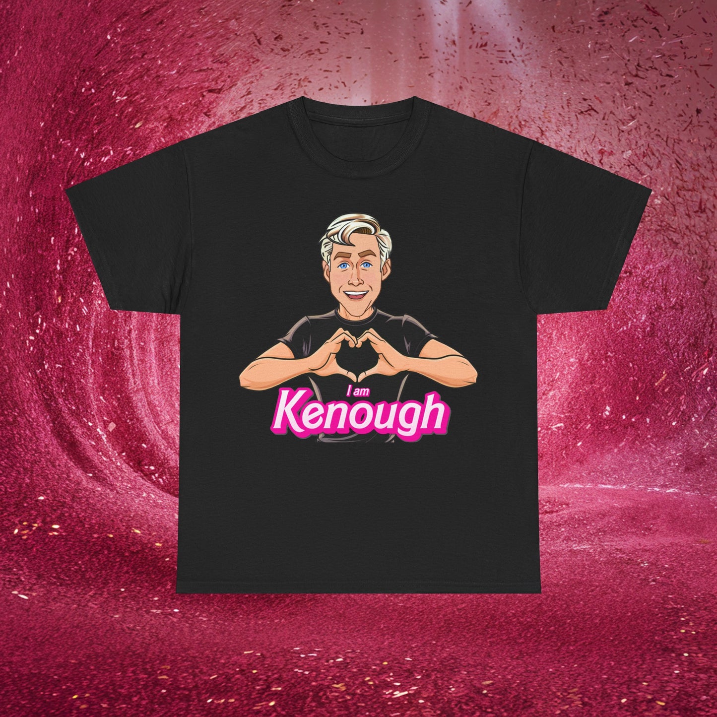I am Kenough Tshirt Ken T-shirt Ryan Gosling Shirt Barbie T shirt Ken Gift Barbie Gift I'm Kenough Shirt I am Enough T-shirt Im Kenough Tee Black T-shirts Barbie Celebrities Ken Movies Ryan Gosling Printify