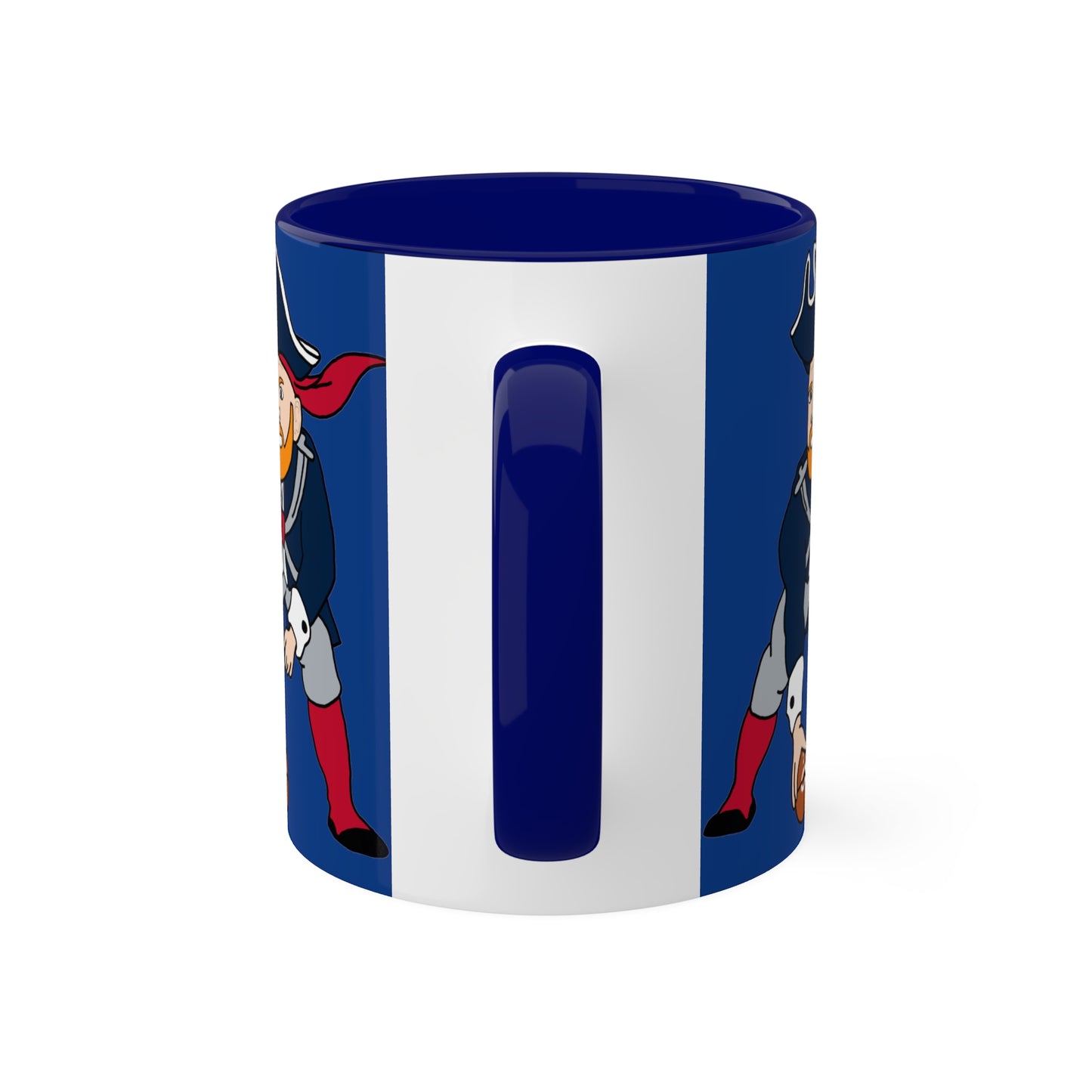 Bill Burrdy New England Patriots NFL Tom Brady Bill Burr Colorful Mug, 11oz Mugs American Football Bill Burr Monday Morning Podcast New England Patriots NFL Podcasts Stand-up Comedy Printify