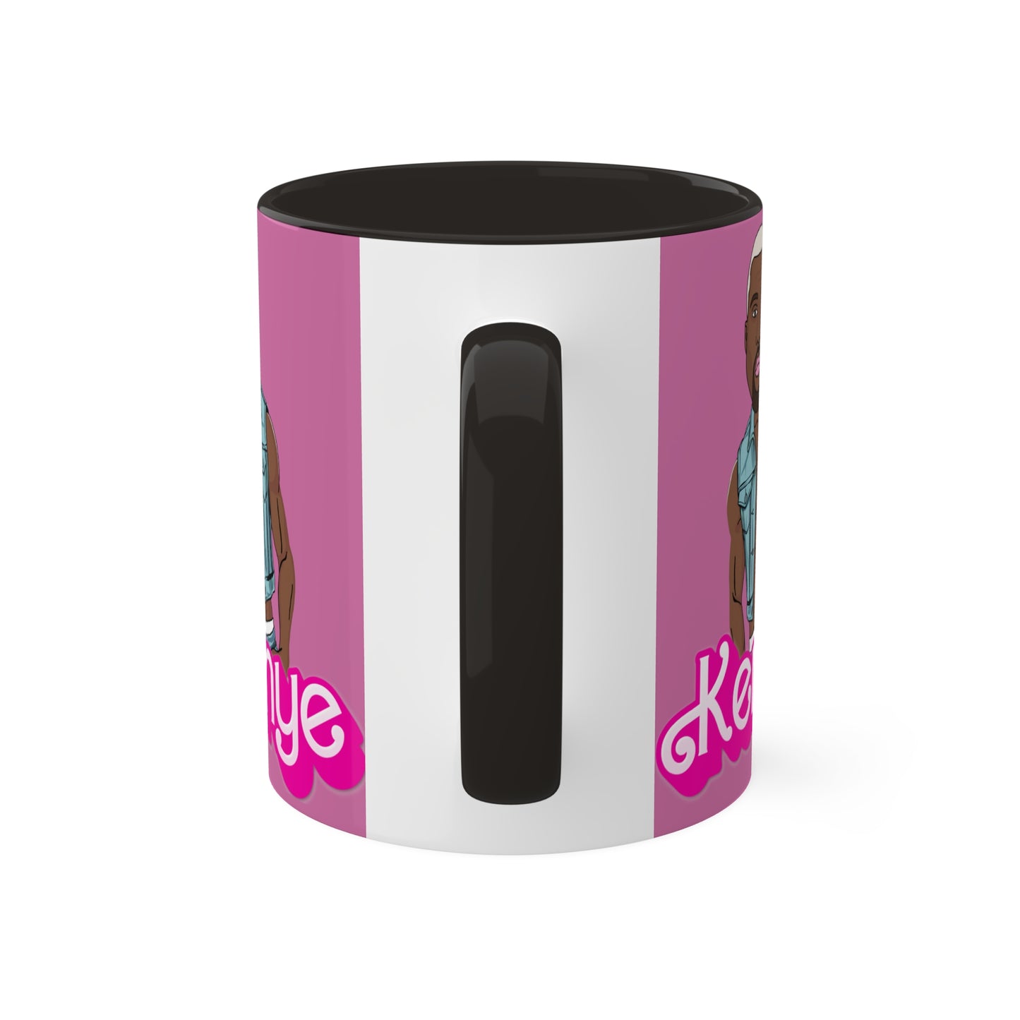 Kenye Barbie Ken Ryan Gosling Kanye West Colorful Mug Mugs Barbie Kanye West Ken Movies Music Printify