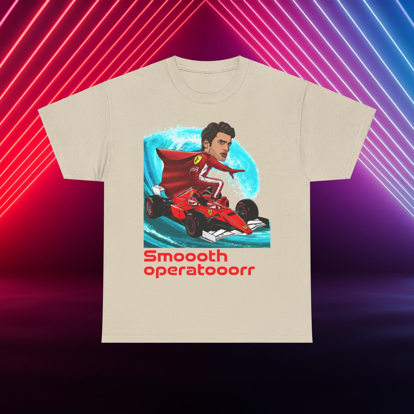 Carlos Sainz T-shirt Carlos Sainz Shirt Smooth Operator Shirt Ferrari T shirt Formula 1 Tee F1 Tshirt Ferrari Gift Ferrari Fan Shirt F1 Gift T-shirts Carlos Sainz F1 Ferrari Printify