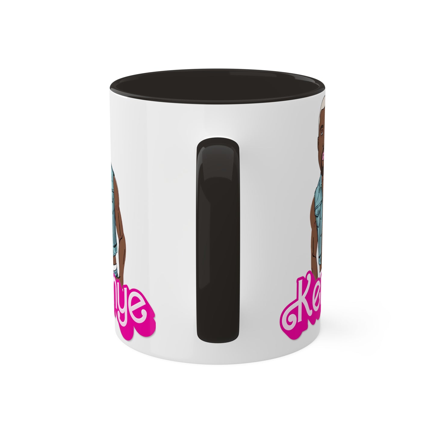 Kenye Barbie Ken Ryan Gosling Kanye West Colorful Mug Mugs Barbie Kanye West Ken Movies Music Printify