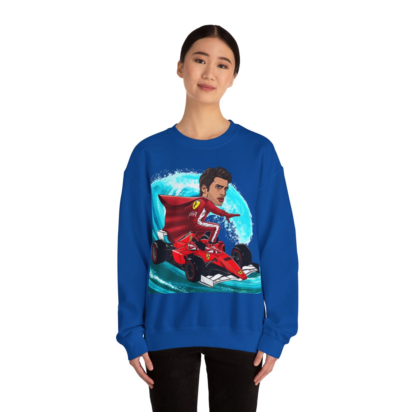Carlos Sainz Sweatshirt Smooth Operator Jumper Ferrari Sweater Formula 1 Jumper F1 Sweater Ferrari Gift Ferrari Fan Jumper F1 Gift Scuderia Sweatshirts Carlos Sainz F1 Ferrari Printify