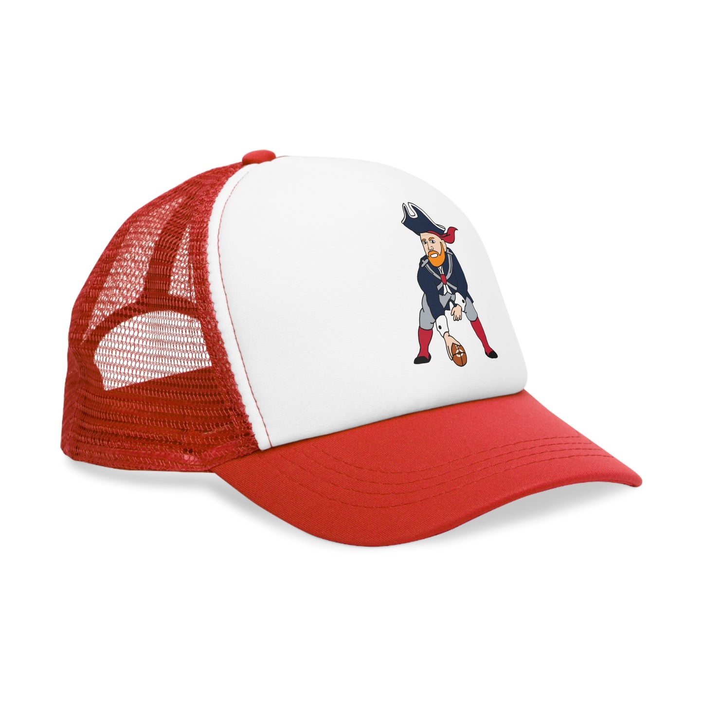 Bill Burrdy New England Patriots NFL Tom Brady Bill Burr Mesh Cap Hats American Football Bill Burr Monday Morning Podcast New England Patriots NFL Podcasts Stand-up Comedy Printify