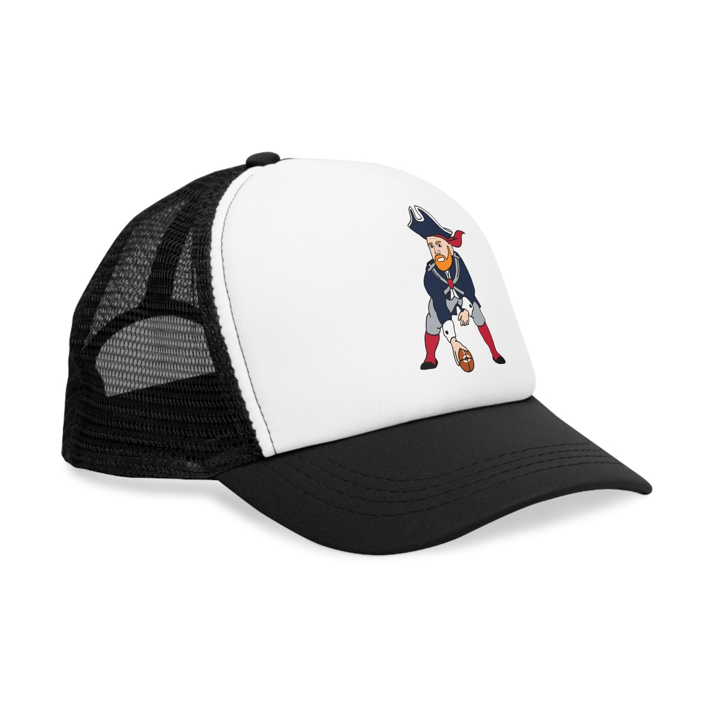 Bill Burrdy New England Patriots NFL Tom Brady Bill Burr Mesh Cap Hats American Football Bill Burr Monday Morning Podcast New England Patriots NFL Podcasts Stand-up Comedy Printify