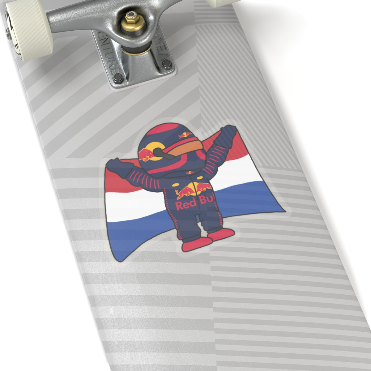 NeVerStappen Red Bull Formula 1 F1 Max Verstappen Kiss-Cut Stickers 6" × 6" Transparent Stickers F1 Max Verstappen Red Bull Printify