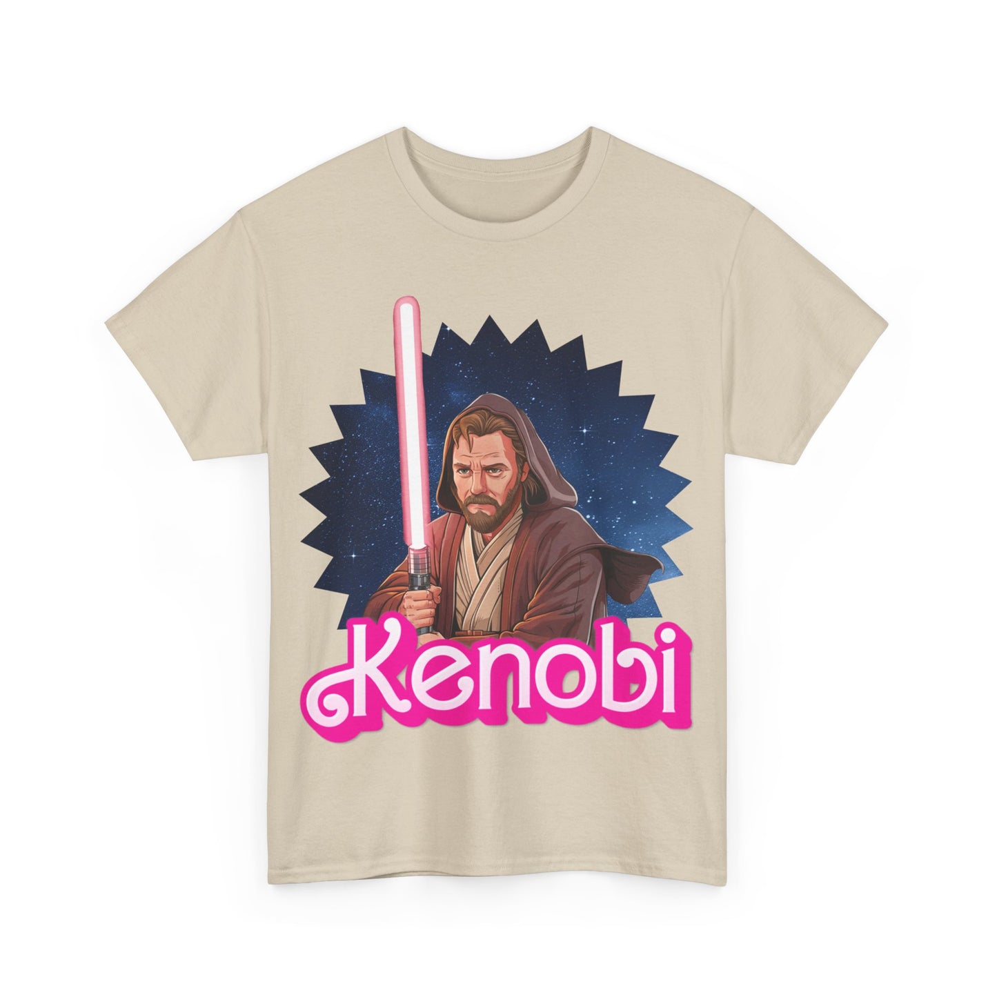 Obi-Wan Kenobi Ken Barbie Movie Star Wars Unisex Heavy Cotton Tee T-shirts Barbie Ken Movies Star Wars Printify