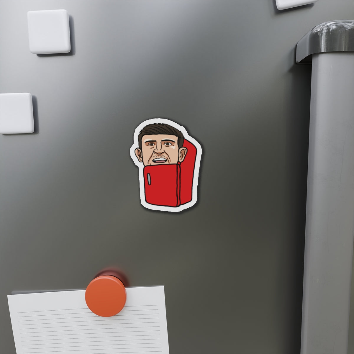 Harry Maguire The Fridge Manchester United Magnets Magnets Football Harry Maguire Manchester United The Fridge Printify
