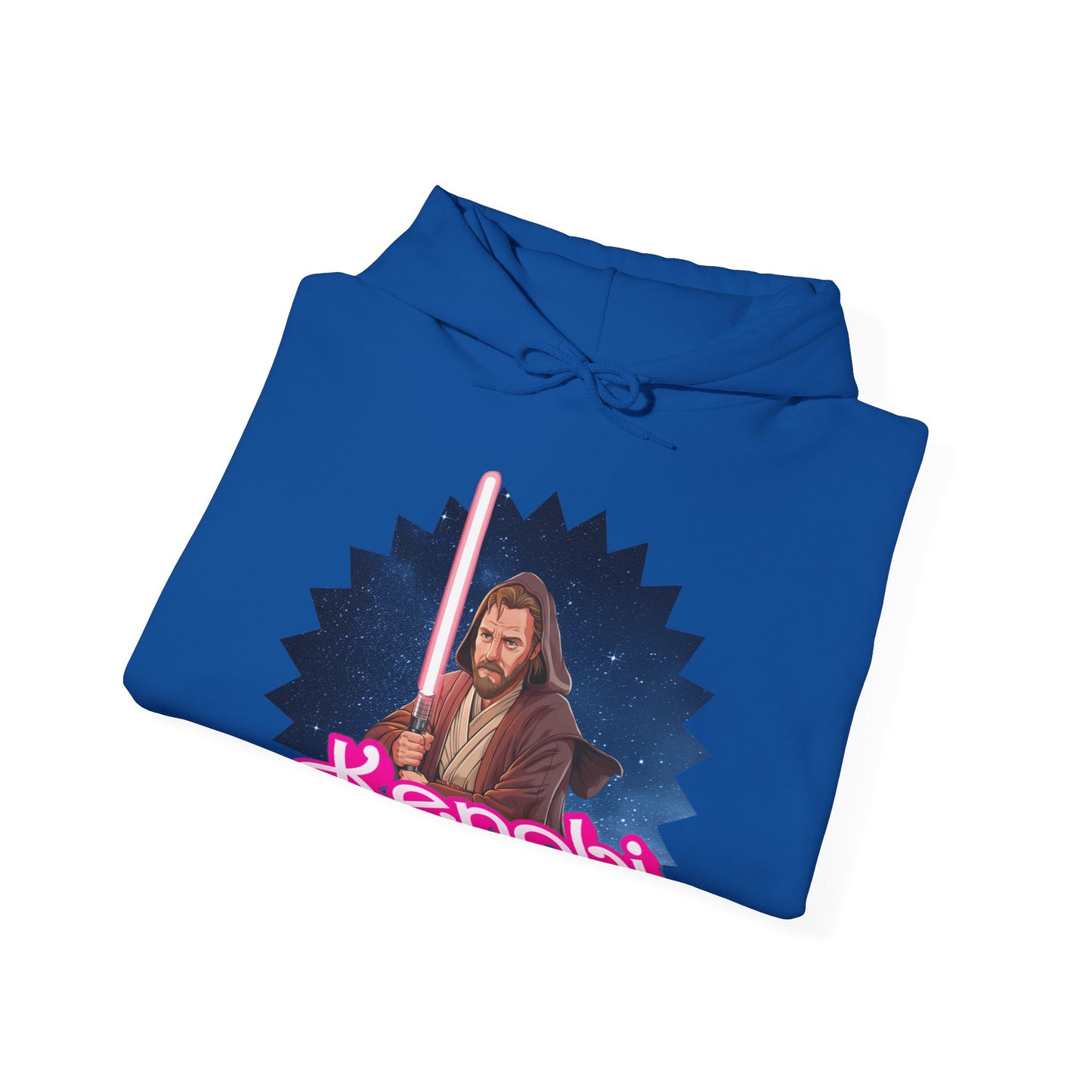 Obi-Wan Kenobi Ken Barbie Movie Star Wars Unisex Heavy Blend Hooded Sweatshirt Hoodies Barbie Ken Movies Star Wars Printify