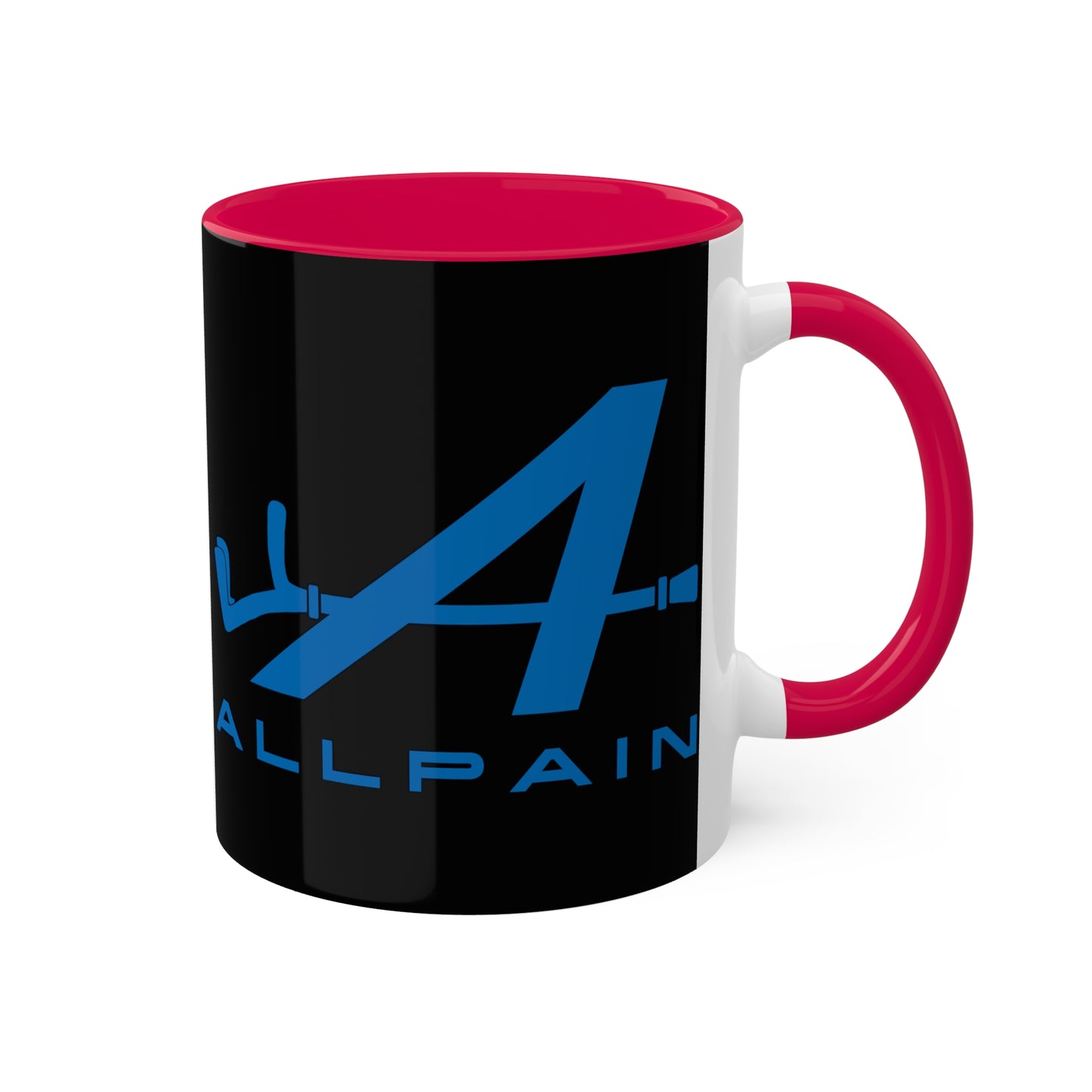 Allpain Alpine F1 Formula 1 Pierre Gasly Esteban Ocon Colorful Mug, 11oz Mugs Alpine F1 Printify