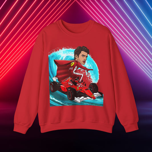 Carlos Sainz Sweatshirt Smooth Operator Jumper Ferrari Sweater Formula 1 Jumper F1 Sweater Ferrari Gift Ferrari Fan Jumper F1 Gift Scuderia Red Sweatshirts Carlos Sainz F1 Ferrari Printify