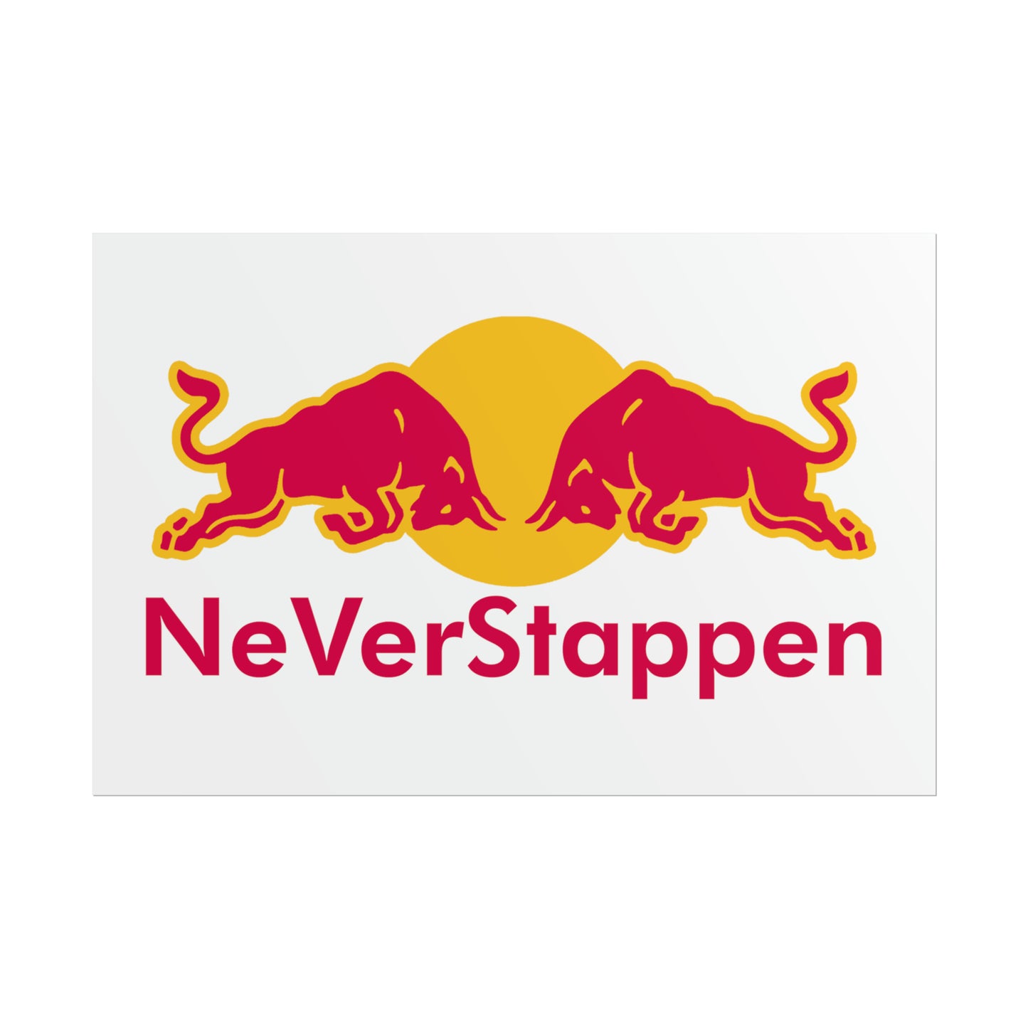 NeVerStappen Red Bull Formula 1 F1 Max Verstappen Poster Posters F1 Max Verstappen Red Bull Printify
