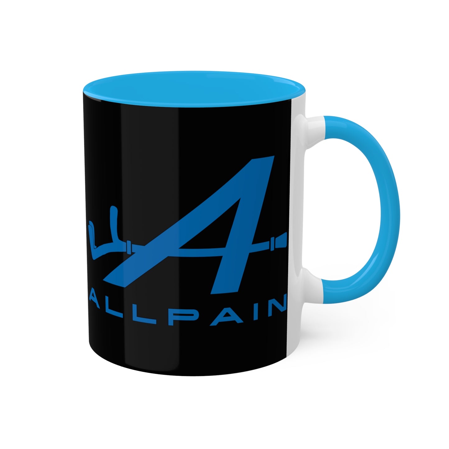Allpain Alpine F1 Formula 1 Pierre Gasly Esteban Ocon Colorful Mug, 11oz Mugs Alpine F1 Printify