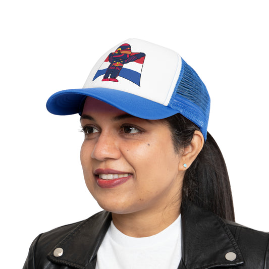 NeVerStappen Red Bull Formula 1 F1 Max Verstappen Mesh Cap Blue One size Hats F1 Max Verstappen Red Bull Printify