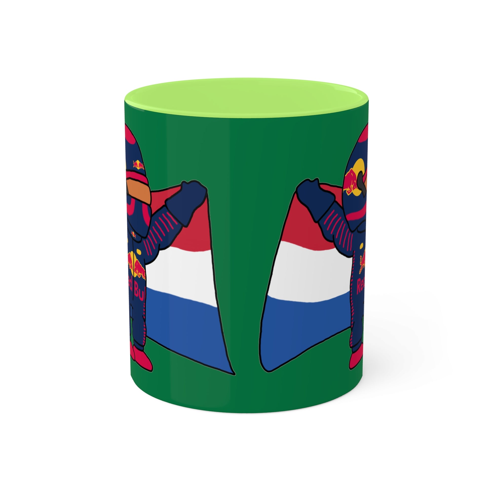 NeVerStappen Red Bull Formula 1 F1 Max Vertsappen Colorful Mugs, 11oz Mugs Printify