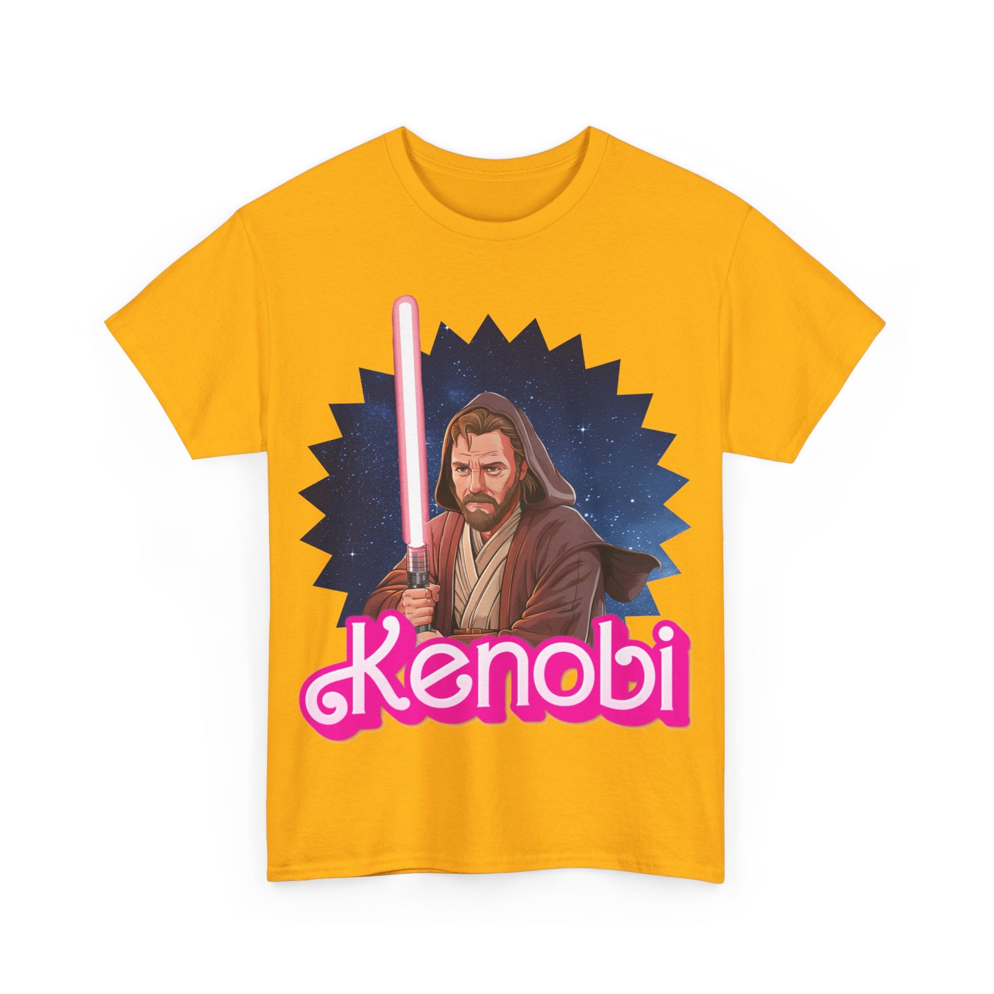 Obi-Wan Kenobi Ken Barbie Movie Star Wars Unisex Heavy Cotton Tee T-shirts Barbie Ken Movies Star Wars Printify