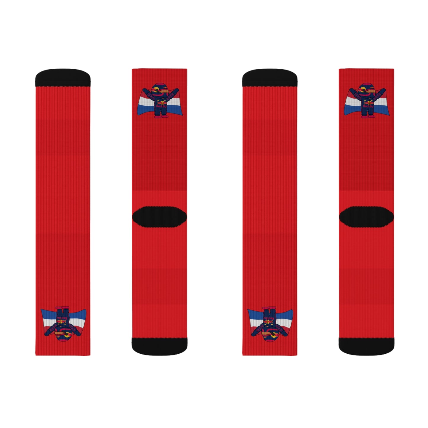NeVerStappen Red Bull Formula 1 F1 Max Verstappen Socks Socks F1 Max Verstappen Red Bull Printify