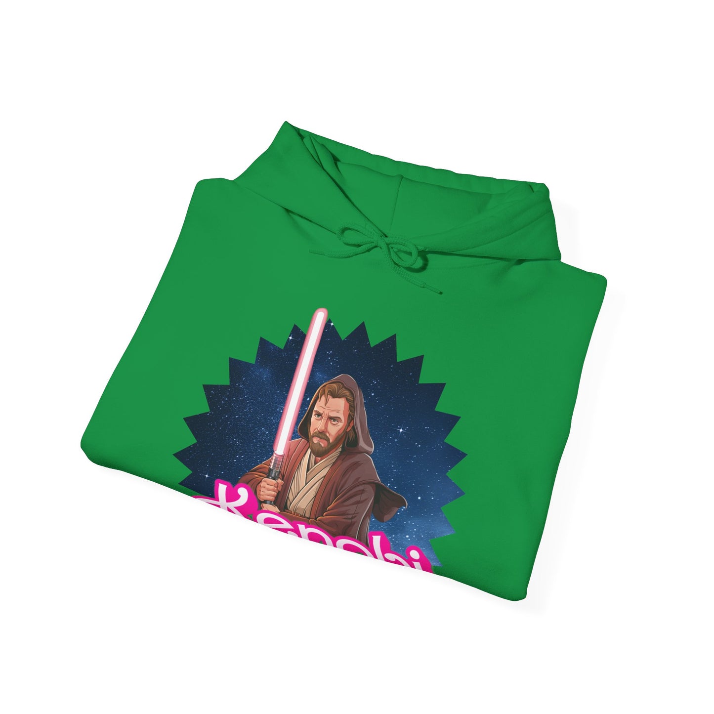 Obi-Wan Kenobi Ken Barbie Movie Star Wars Unisex Heavy Blend Hooded Sweatshirt Hoodies Barbie Ken Movies Star Wars Printify