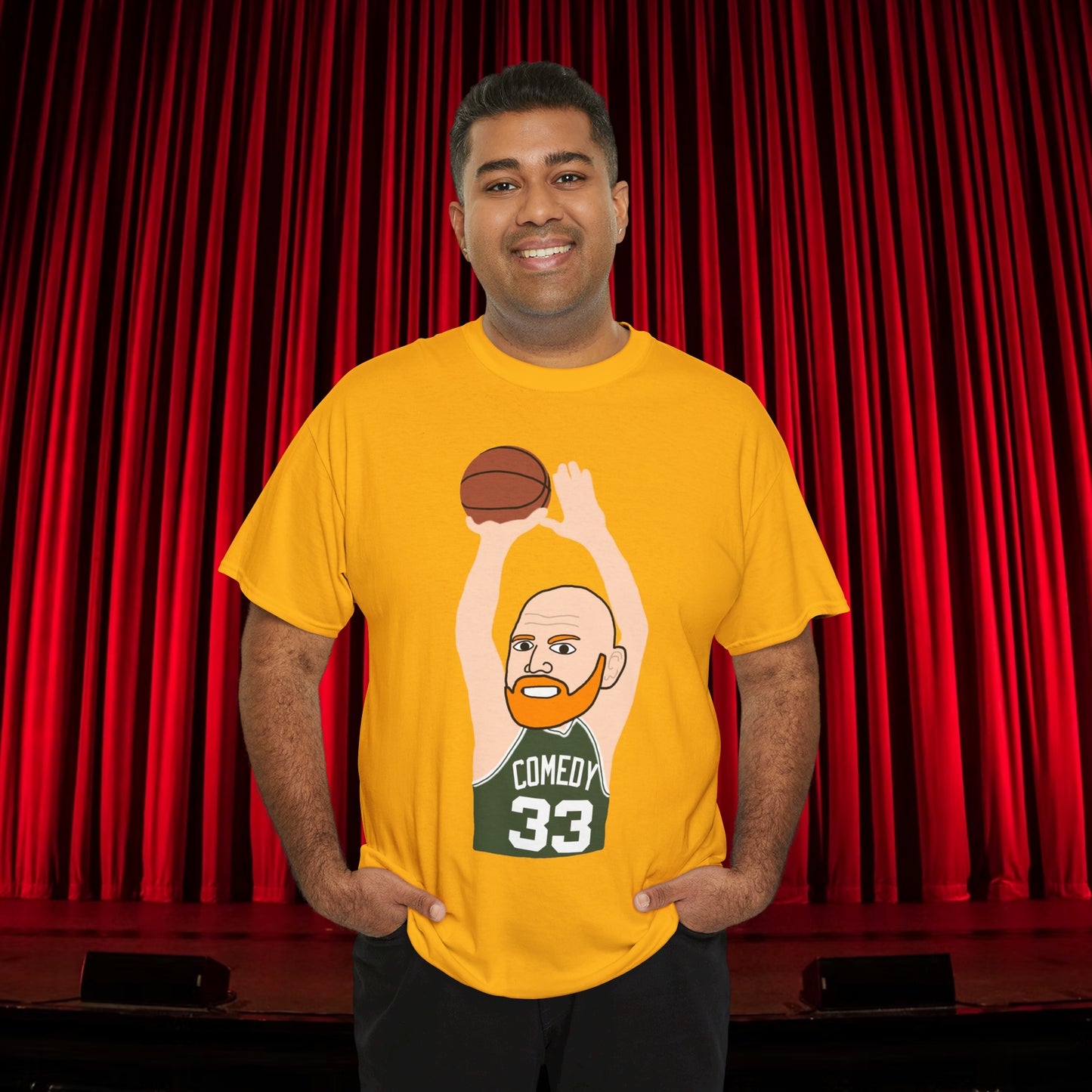 Bill Burr Tshirt Boston Celtics Shirt Larry Bird T-shirt Monday Morning Podcast Merch Podcast Gift Celtics Fan Gift Basketball Fan Gift Gold T-shirts Basketball Bill Burr Boston Celtics Monday Morning Podcast NBA Podcasts Stand-up Comedy Printify