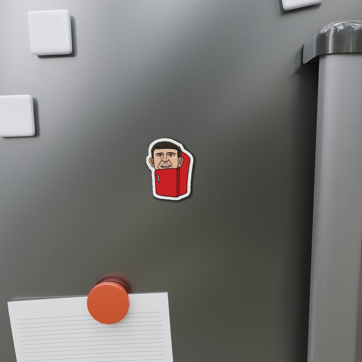Harry Maguire The Fridge Manchester United Magnets Magnets Football Harry Maguire Manchester United The Fridge Printify