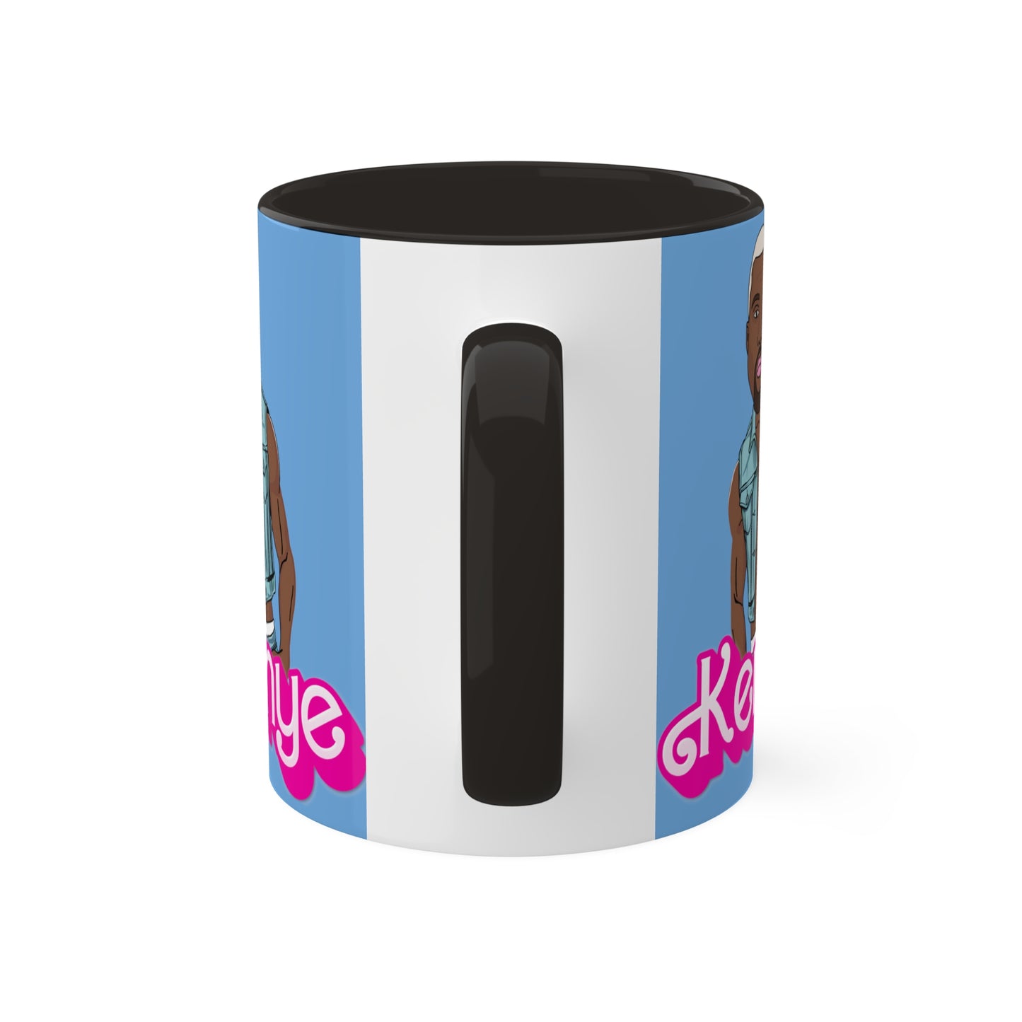 Kenye Barbie Ken Ryan Gosling Kanye West Colorful Mug Mugs Barbie Kanye West Ken Movies Music Printify