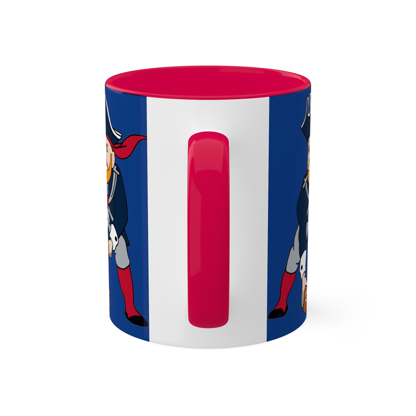 Bill Burrdy New England Patriots NFL Tom Brady Bill Burr Colorful Mug, 11oz Mugs American Football Bill Burr Monday Morning Podcast New England Patriots NFL Podcasts Stand-up Comedy Printify