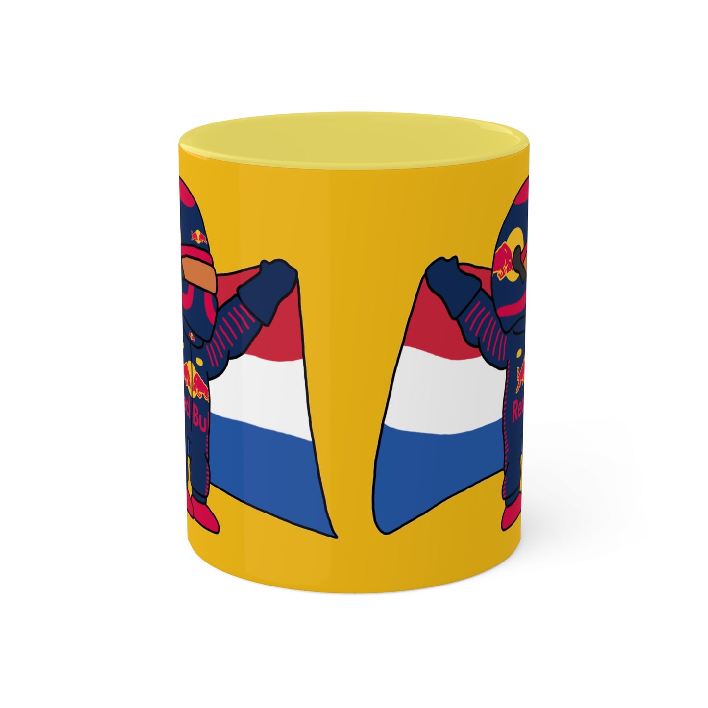 NeVerStappen Red Bull Formula 1 F1 Max Vertsappen Colorful Mugs, 11oz Mugs Printify