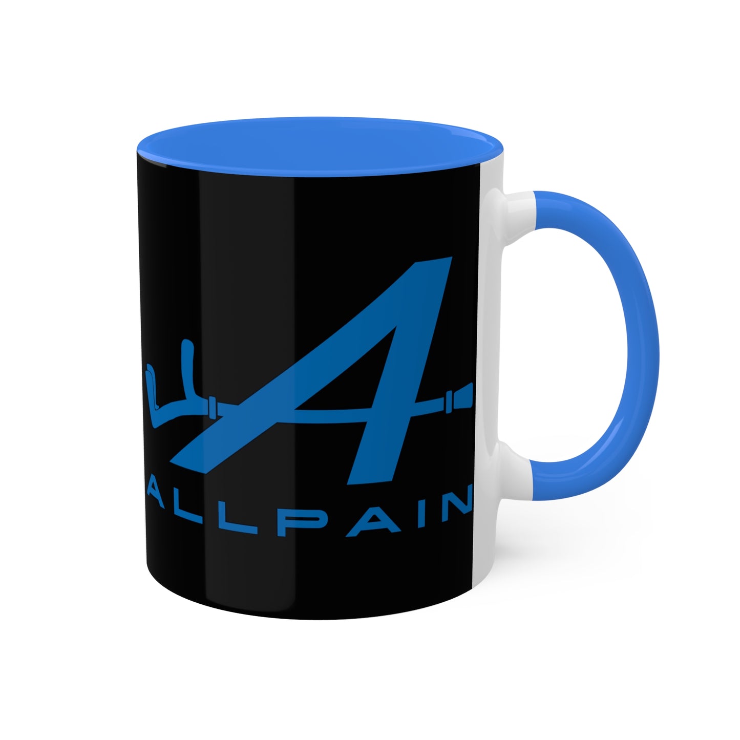Allpain Alpine F1 Formula 1 Pierre Gasly Esteban Ocon Colorful Mug, 11oz Mugs Alpine F1 Printify
