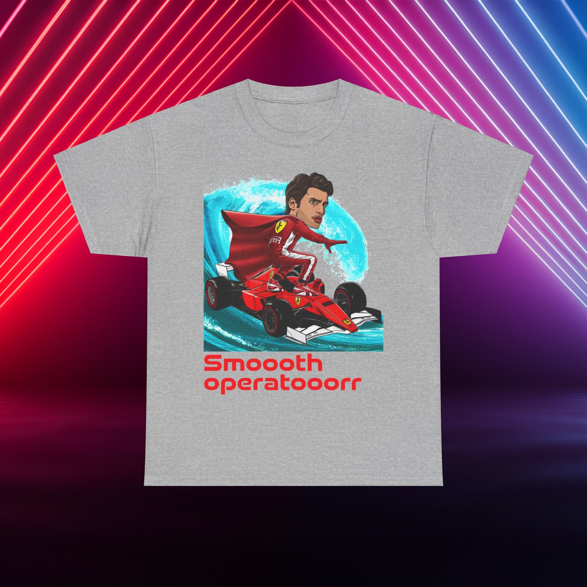 Carlos Sainz T-shirt Carlos Sainz Shirt Smooth Operator Shirt Ferrari T shirt Formula 1 Tee F1 Tshirt Ferrari Gift Ferrari Fan Shirt F1 Gift T-shirts Carlos Sainz F1 Ferrari Printify