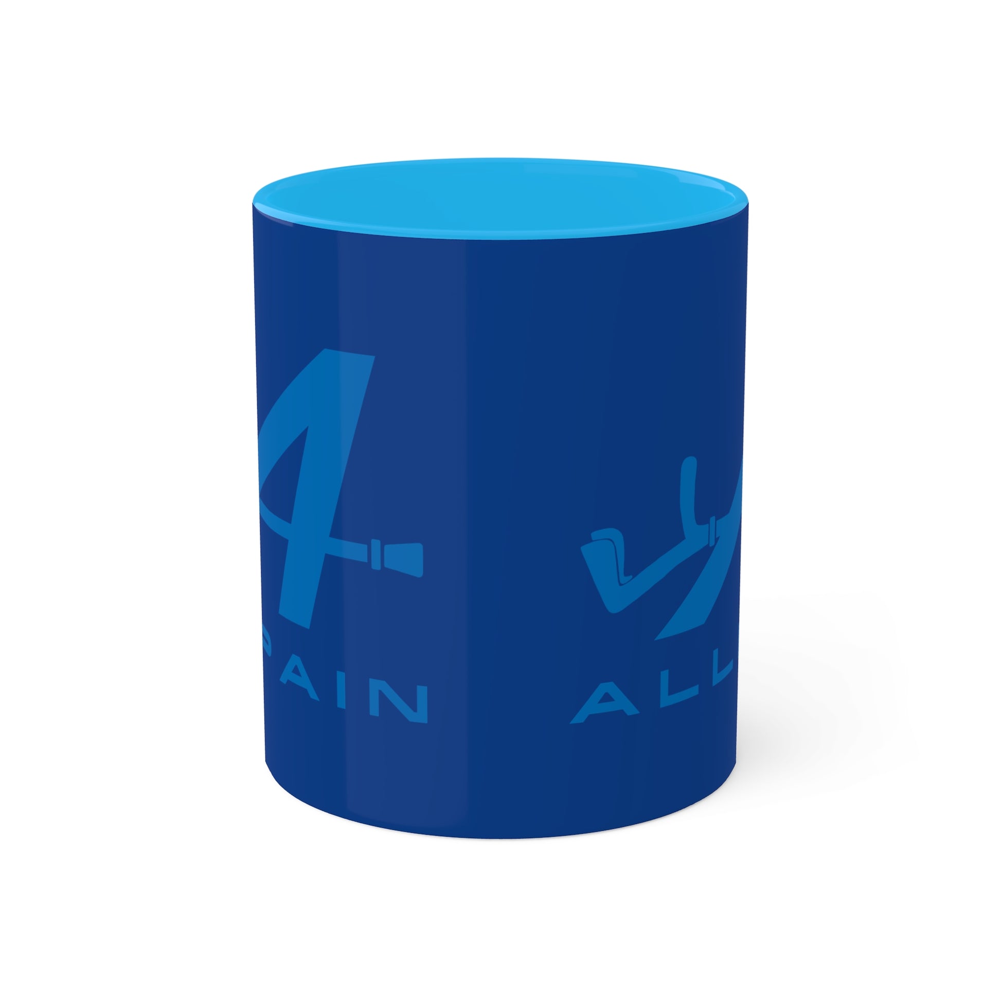 Allpain Alpine F1 Formula 1 Pierre Gasly Esteban Ocon Colorful Mug, 11oz Mugs Alpine F1 Printify