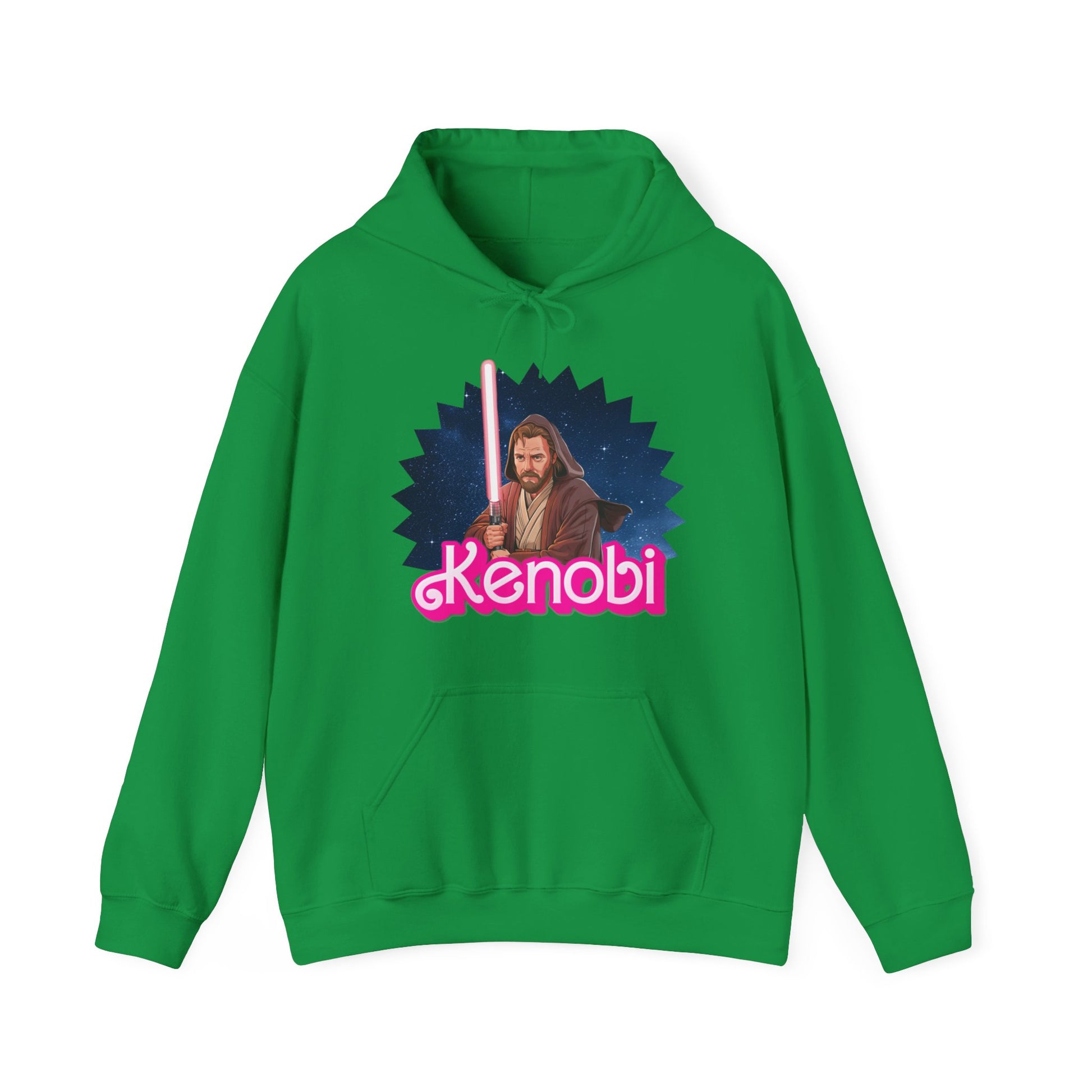 Obi-Wan Kenobi Ken Barbie Movie Star Wars Unisex Heavy Blend Hooded Sweatshirt Hoodies Barbie Ken Movies Star Wars Printify